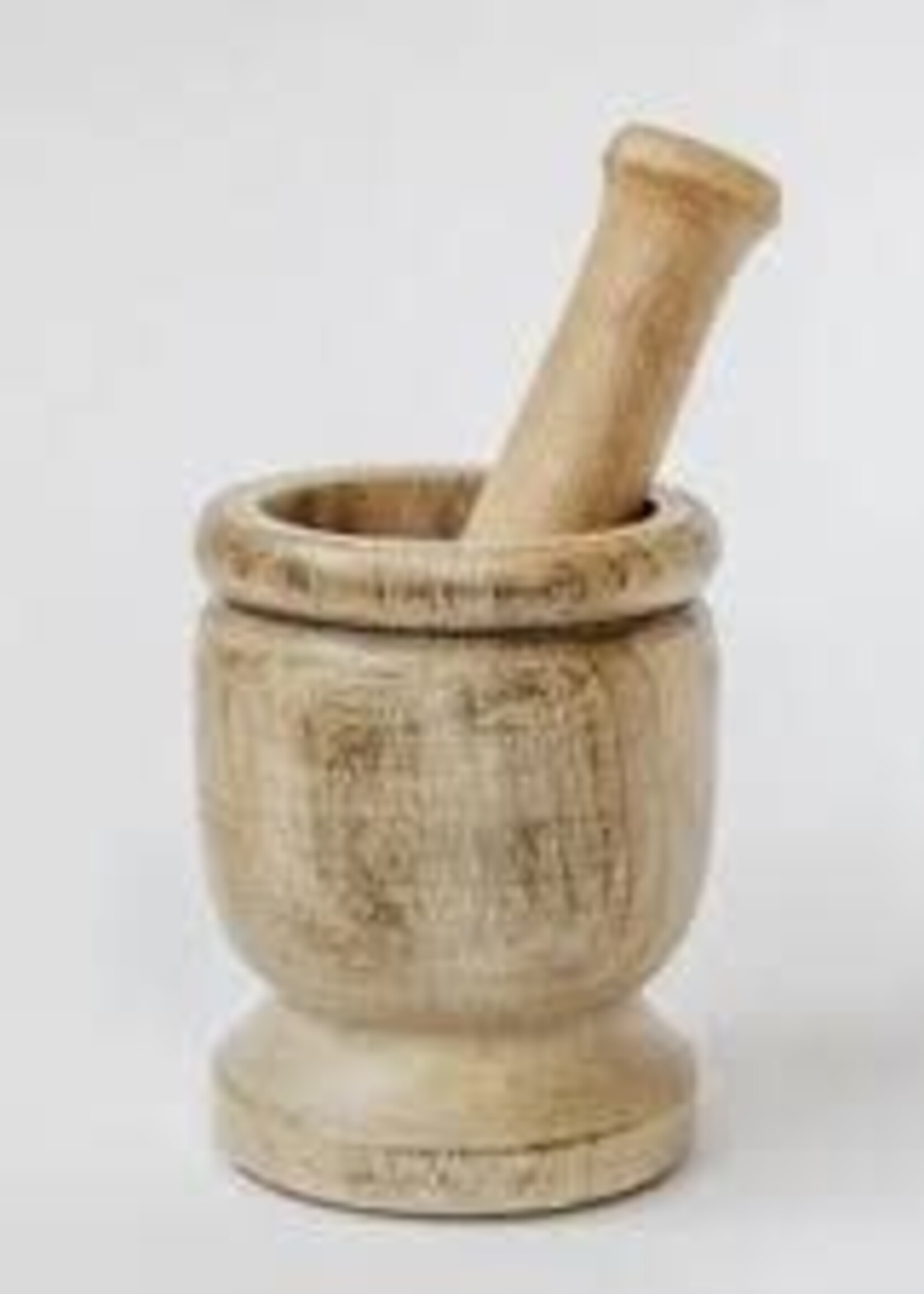 Forpost Trade Inc Wooden Mortar And Pestle