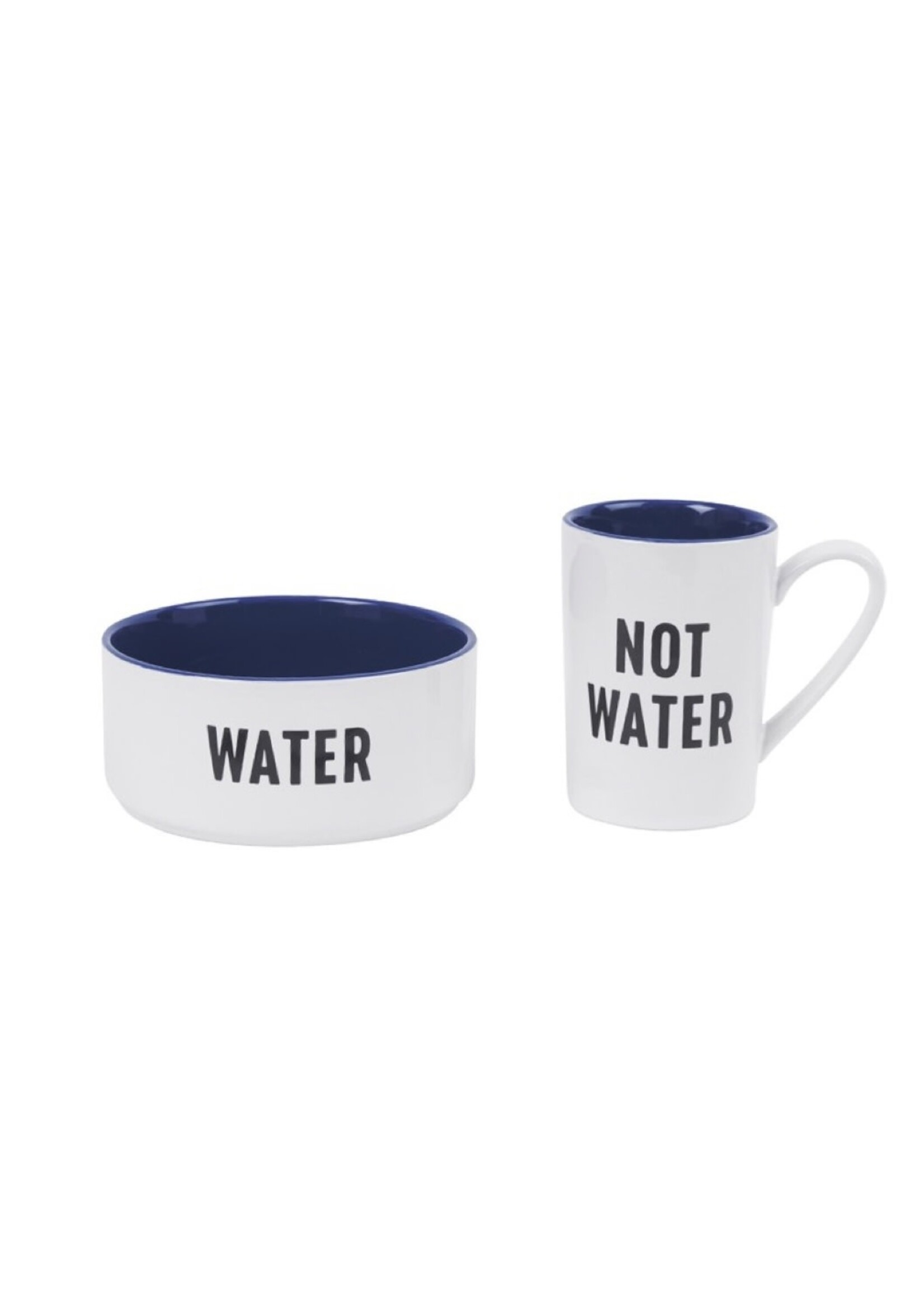 Pet Bowl and Mug Set - Water Not Water