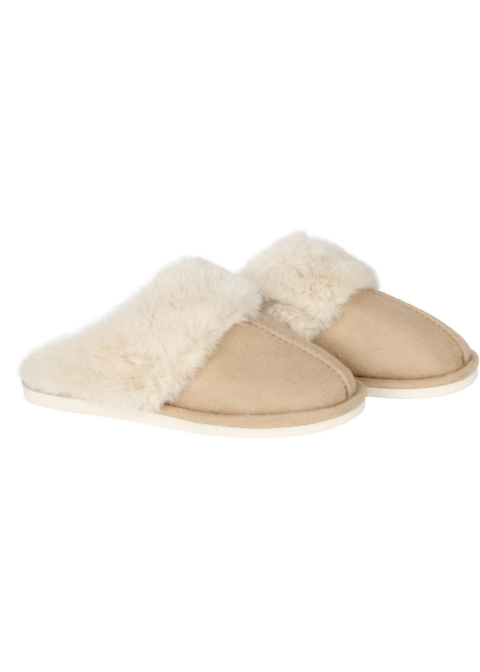 Aspen Sherpa Scuff Slipper - Natural