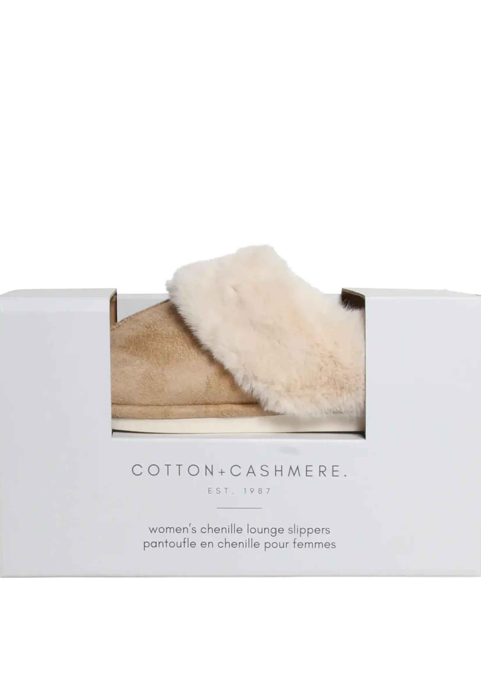Aspen Sherpa Scuff Slipper - Natural