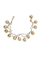 Rosha Living Indus Rustic Ball Ornament Garland