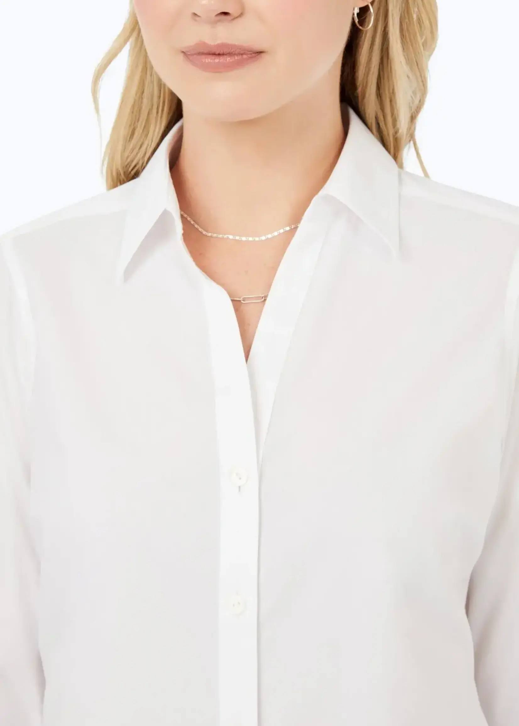 Foxcroft Foxcroft  Mary 3/4 Sleeve Shirt