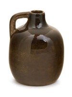 Ceramic Bud Vase Dark Brown