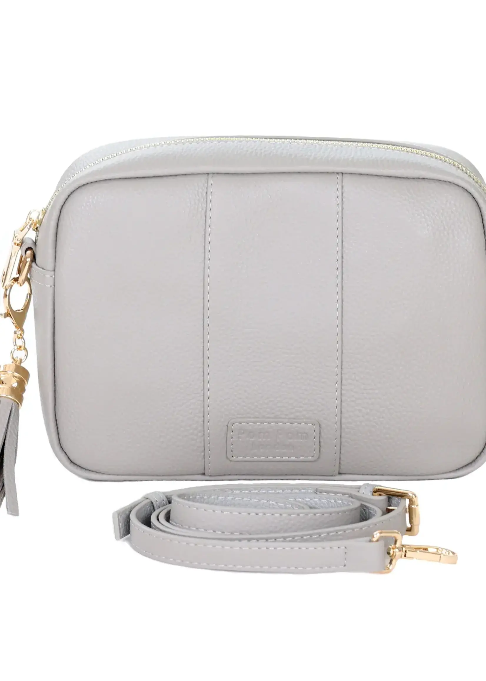 Pom Pom London Pom Pom City Bag - Winter Grey
