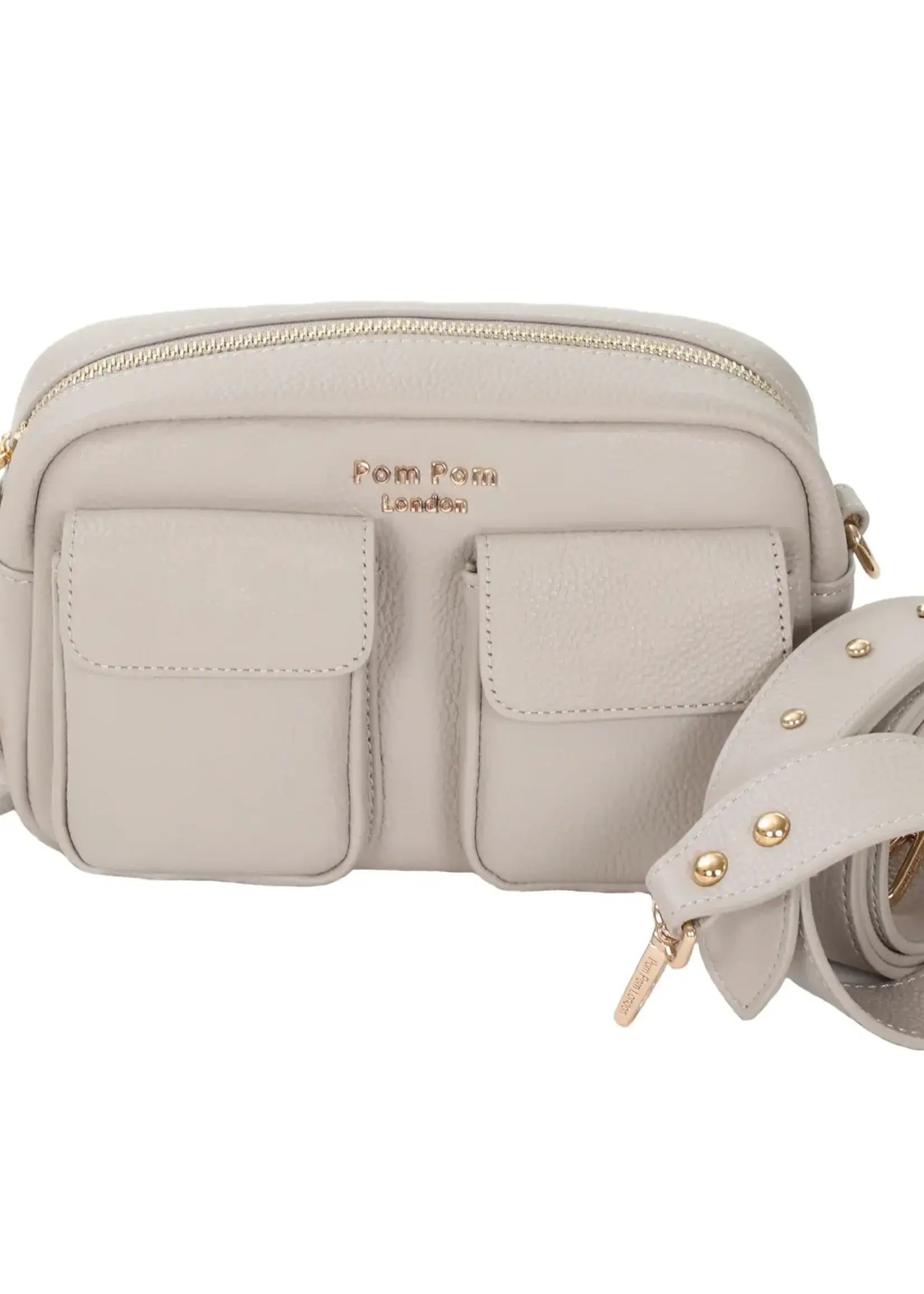 Pom Pom London Pom Pom Chiswick Cargo Bag - Stone