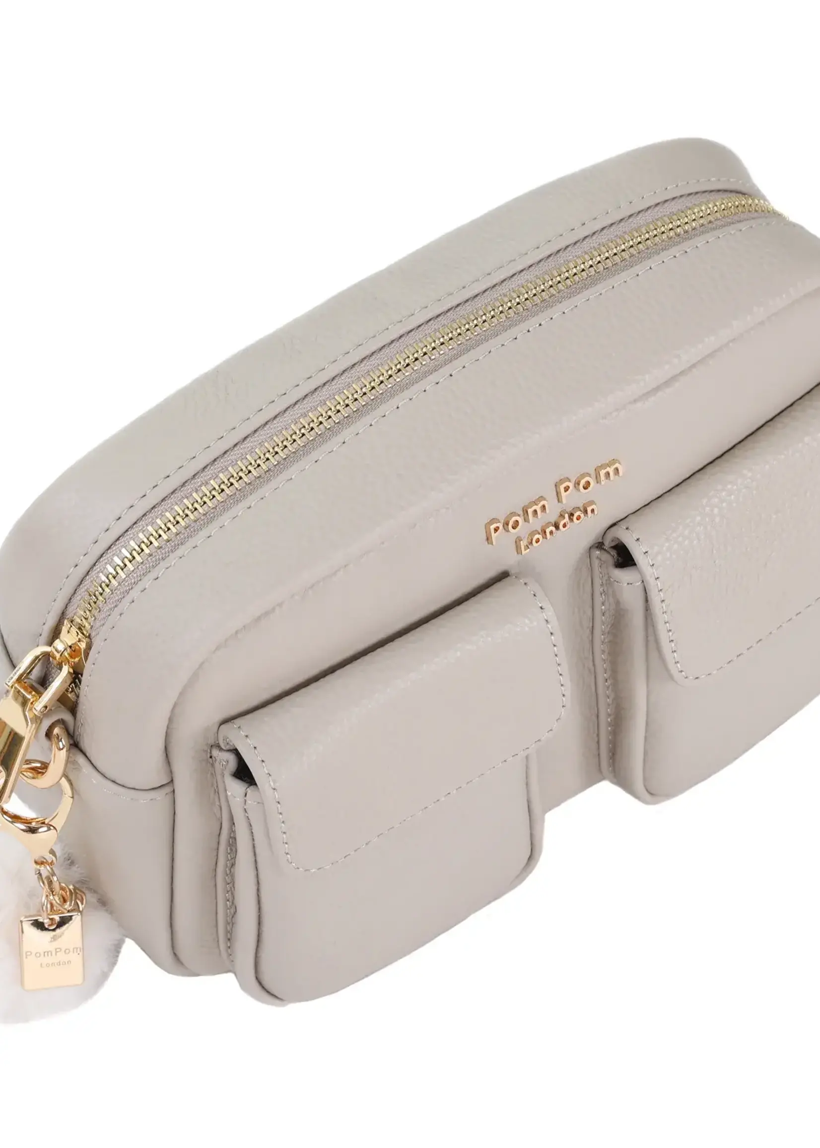 Pom Pom London Pom Pom Chiswick Cargo Bag - Stone