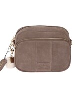 Pom Pom London Pom Pom Mayfair Suede Bag & Accessories - Mocha