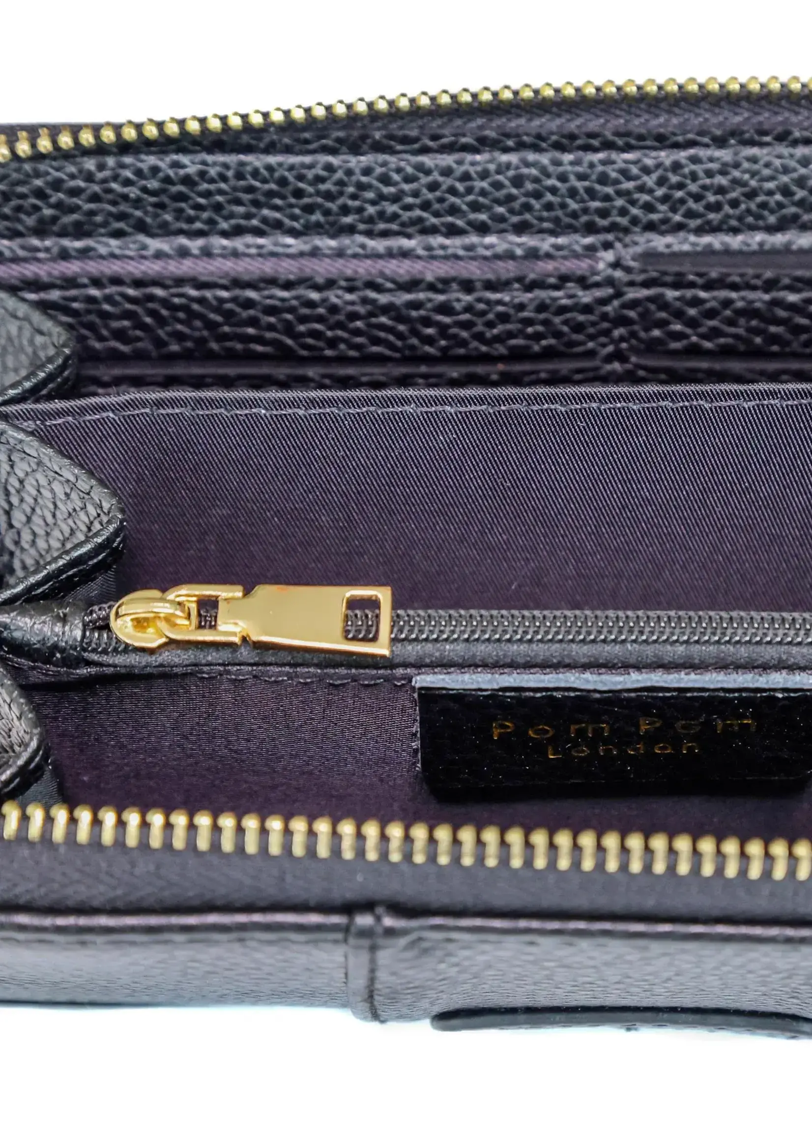 Pom Pom London Pom Pom Chelsea Wallet Black