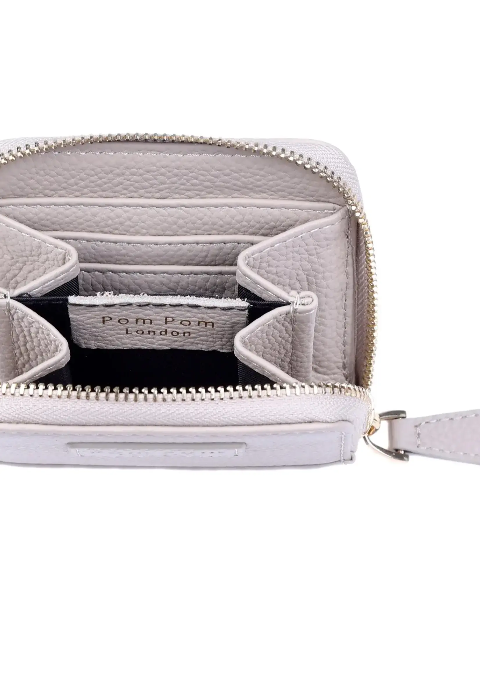 Pom Pom London Pom Pom Mini Chelsea Wallet Stone