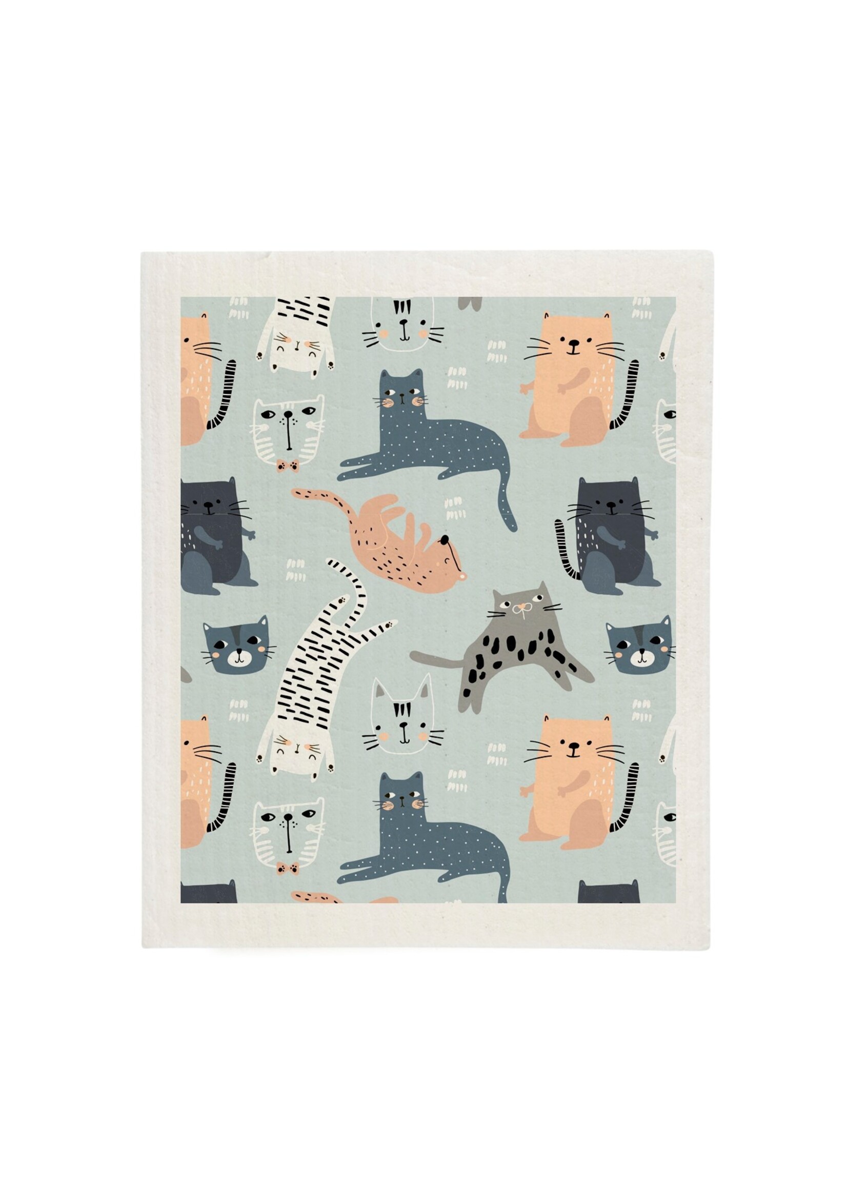 Cats Sponge Cloth Multi