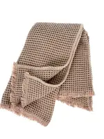 Indaba Waffle Throw Blush