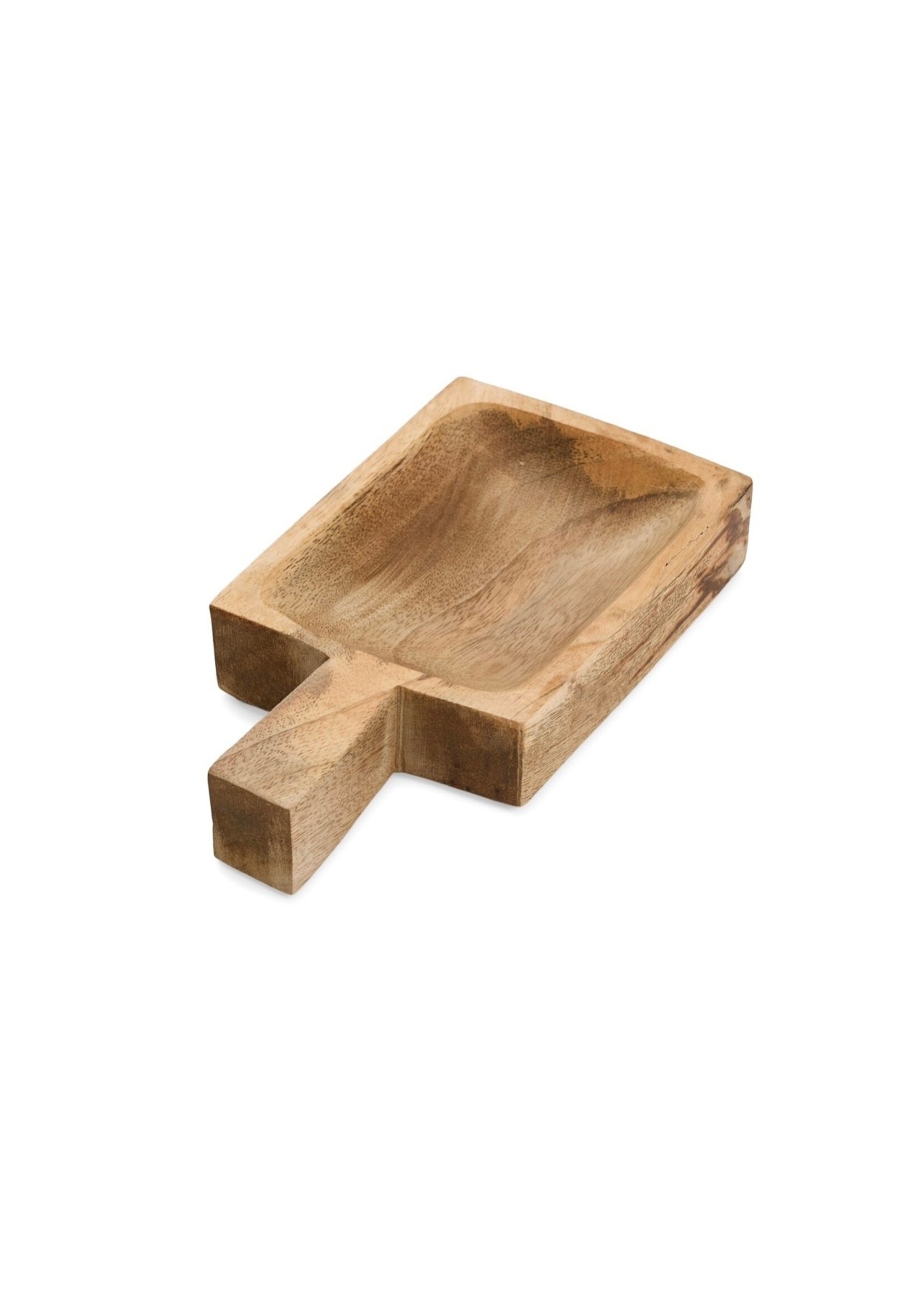 ADV - Imports Small Square Tray Mango Wood - Natural