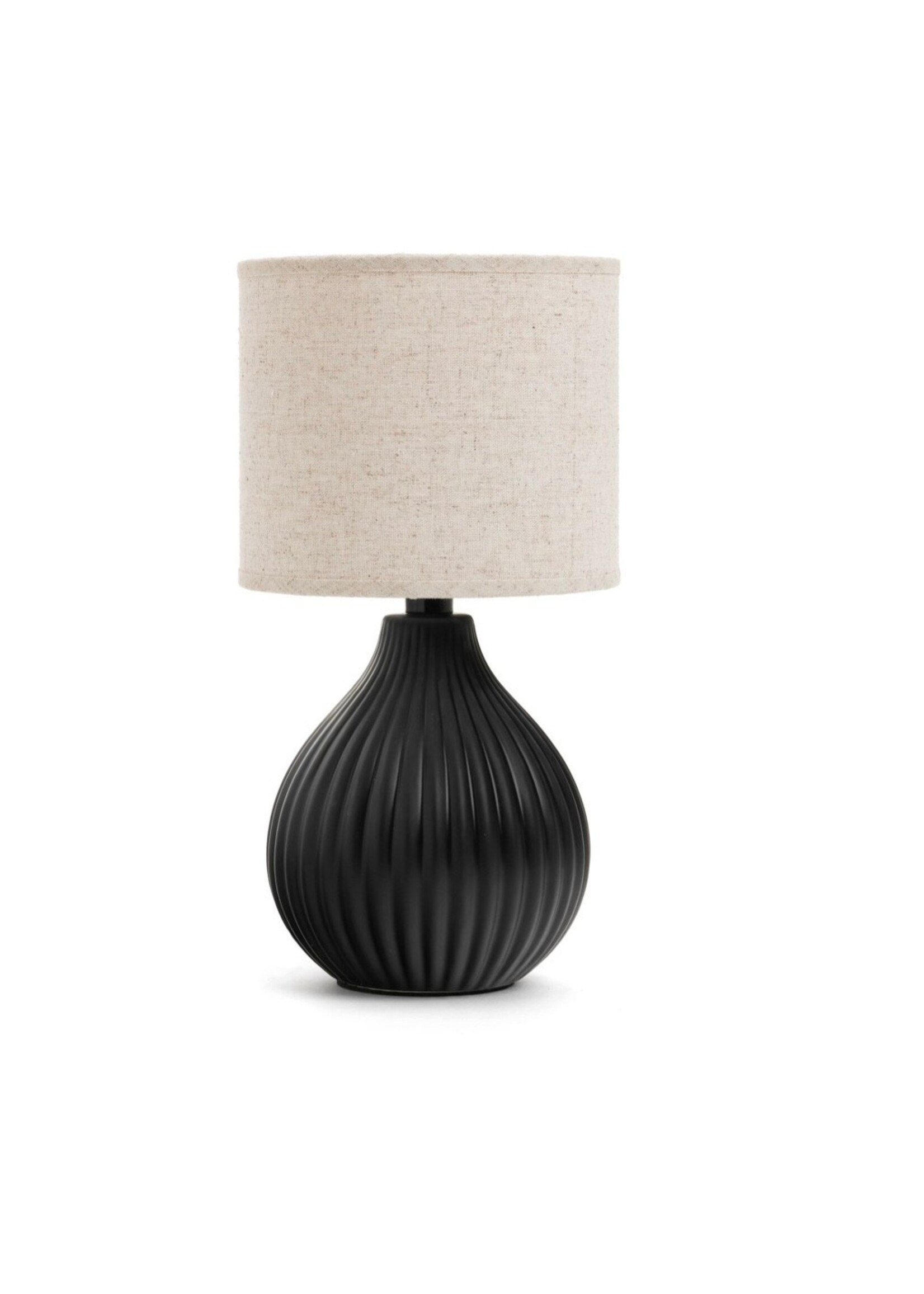 ADV - Imports Arnas Ceramic Table Lamp - Black
