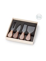 Abbott S/4 Walnut Handle Cheese Knives