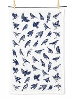 Abbott Bird Icons Outline Motif Kitchen Towel