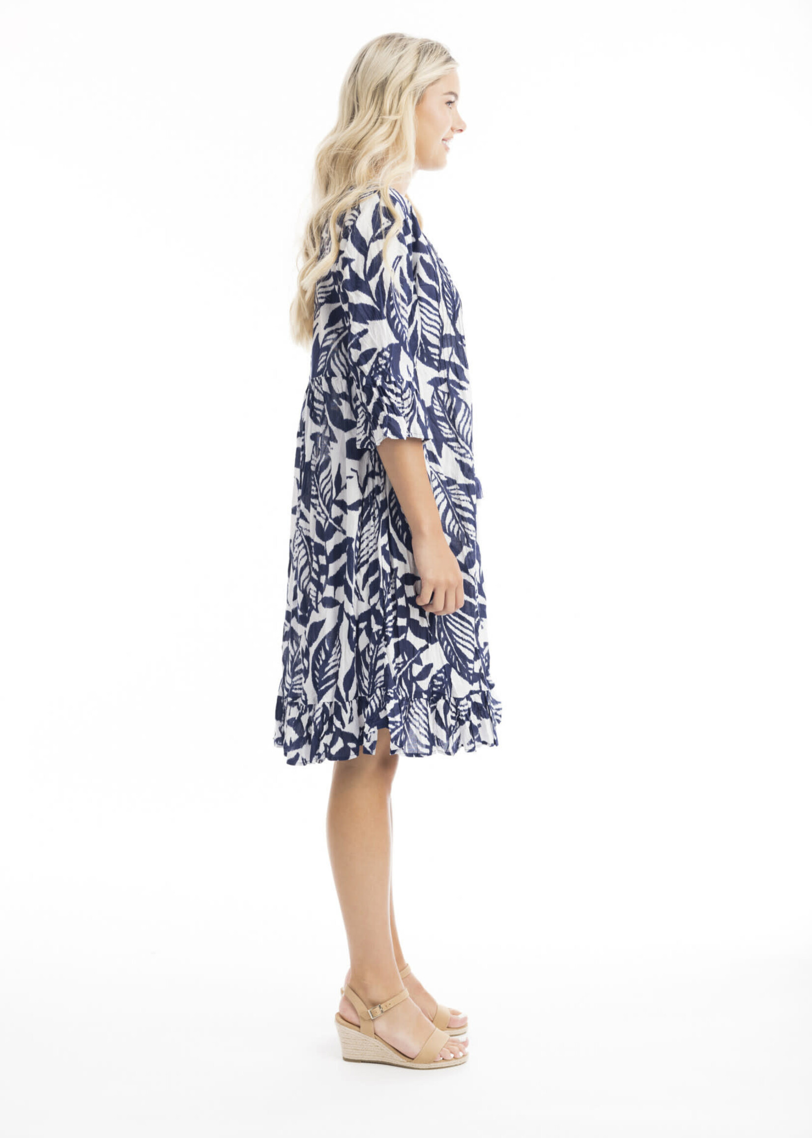 Orientique Orientique Hayman Pinched Pleat Dress 40-057