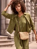 Tribal Tribal L/S Button Front Jacket w/ Chest Pockets 2152O