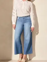 Tribal Tribal Audrey Pleated Wide Leg Jeans 5744O