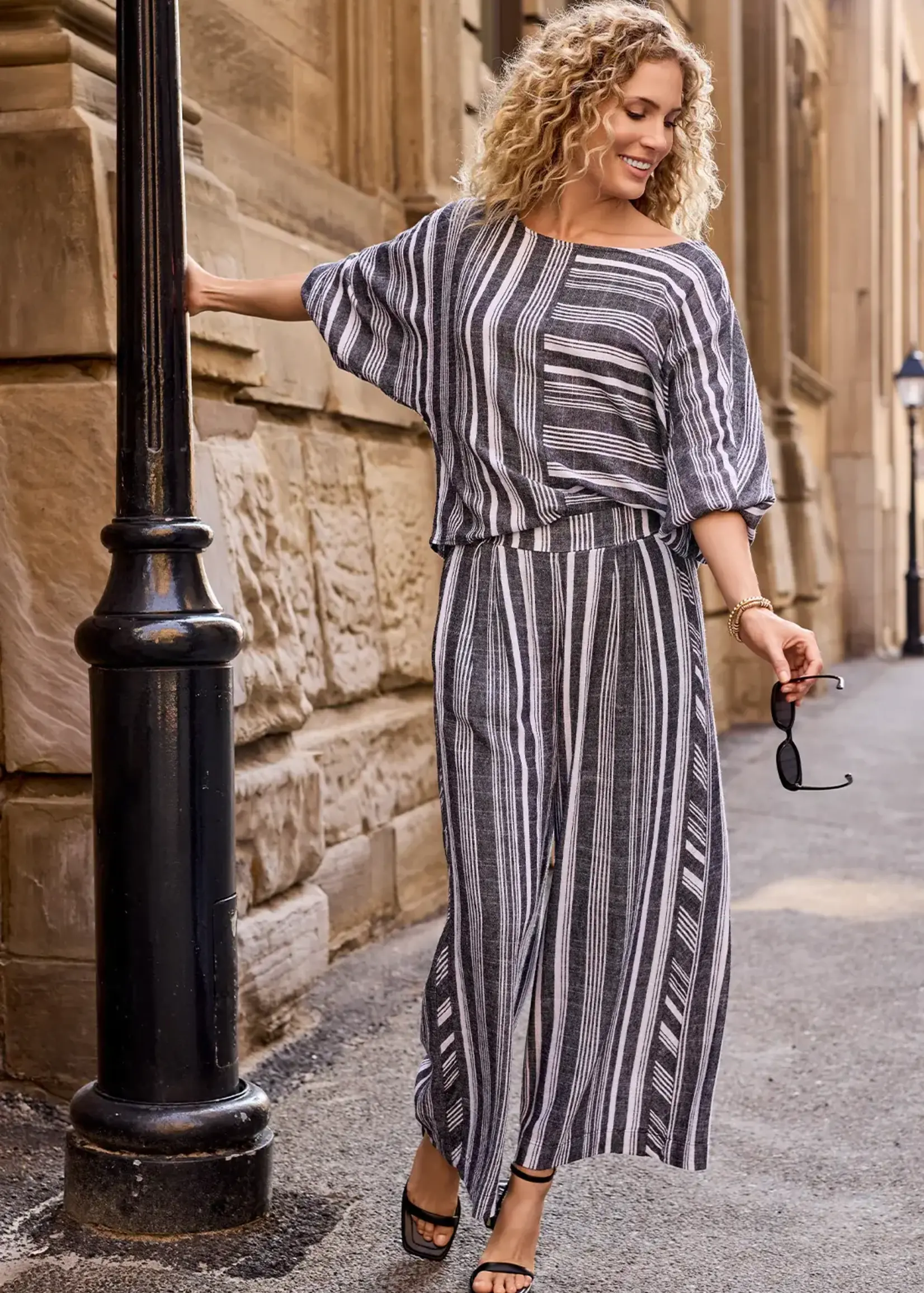 Tribal Tribal Pull On Wide Pant 5753O