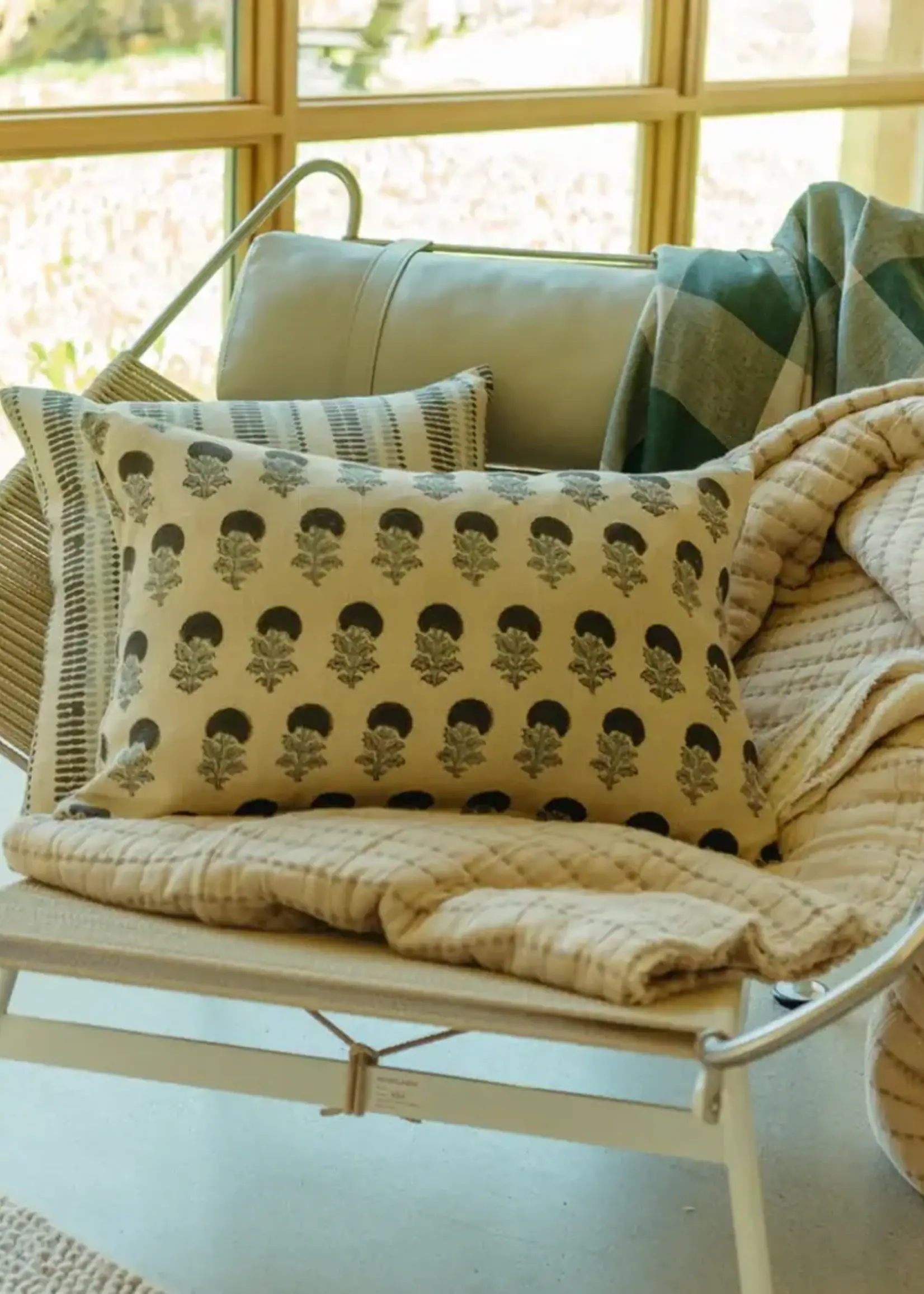 Indaba Tara Block Print Pillow 16 x 24