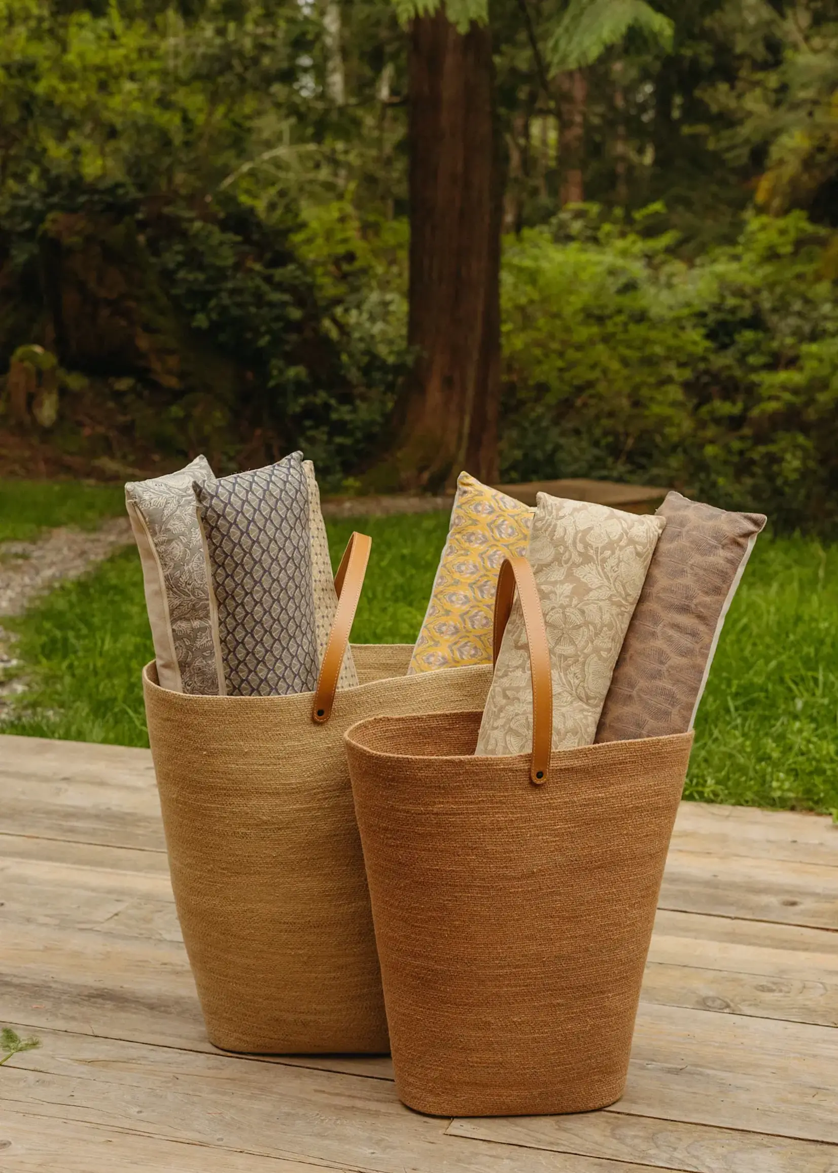 Indaba Scallop Mini Poly Filled Lumbar - Natural