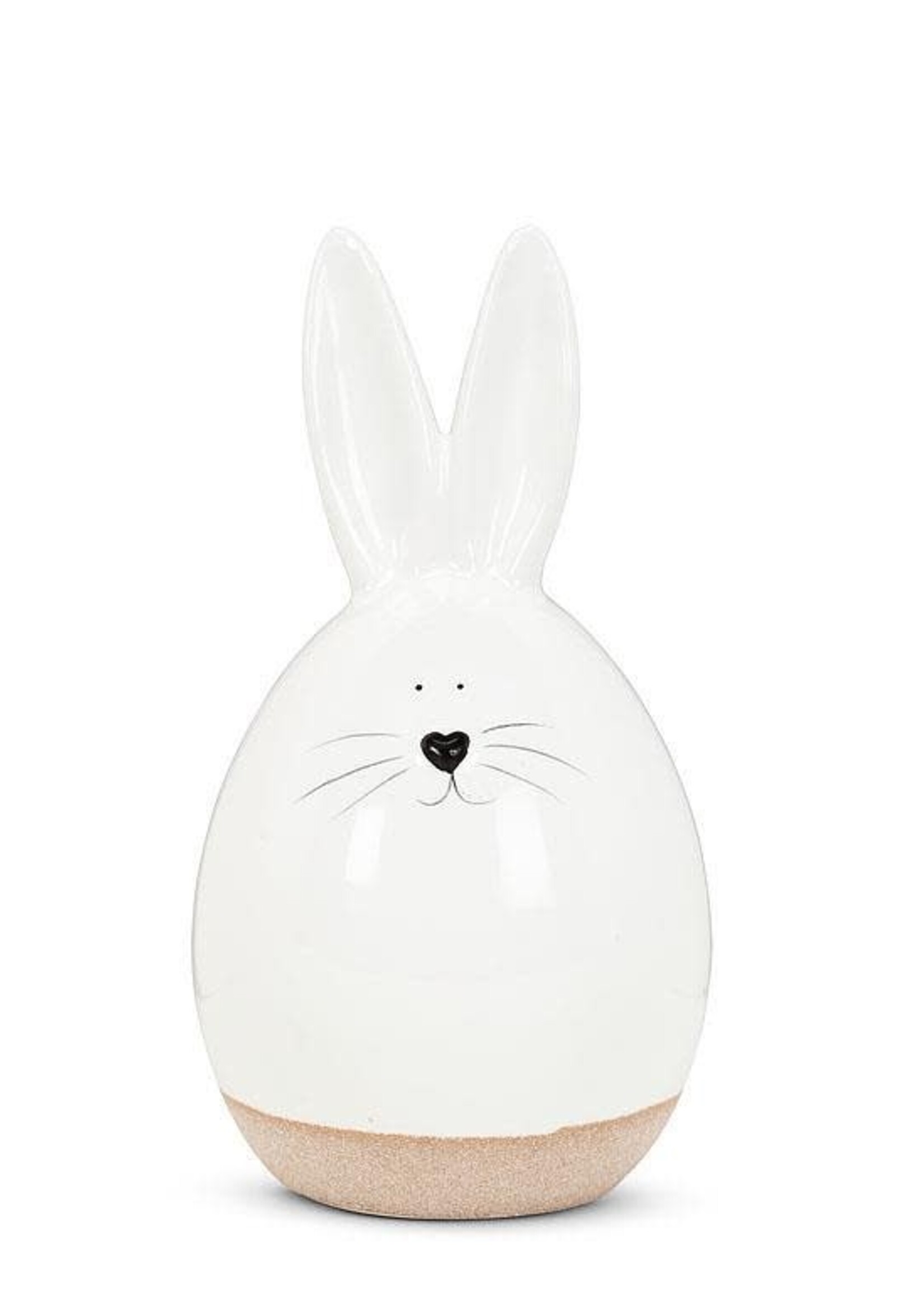 Abbott Small Matte & Shiny Rabbit - White / Natural