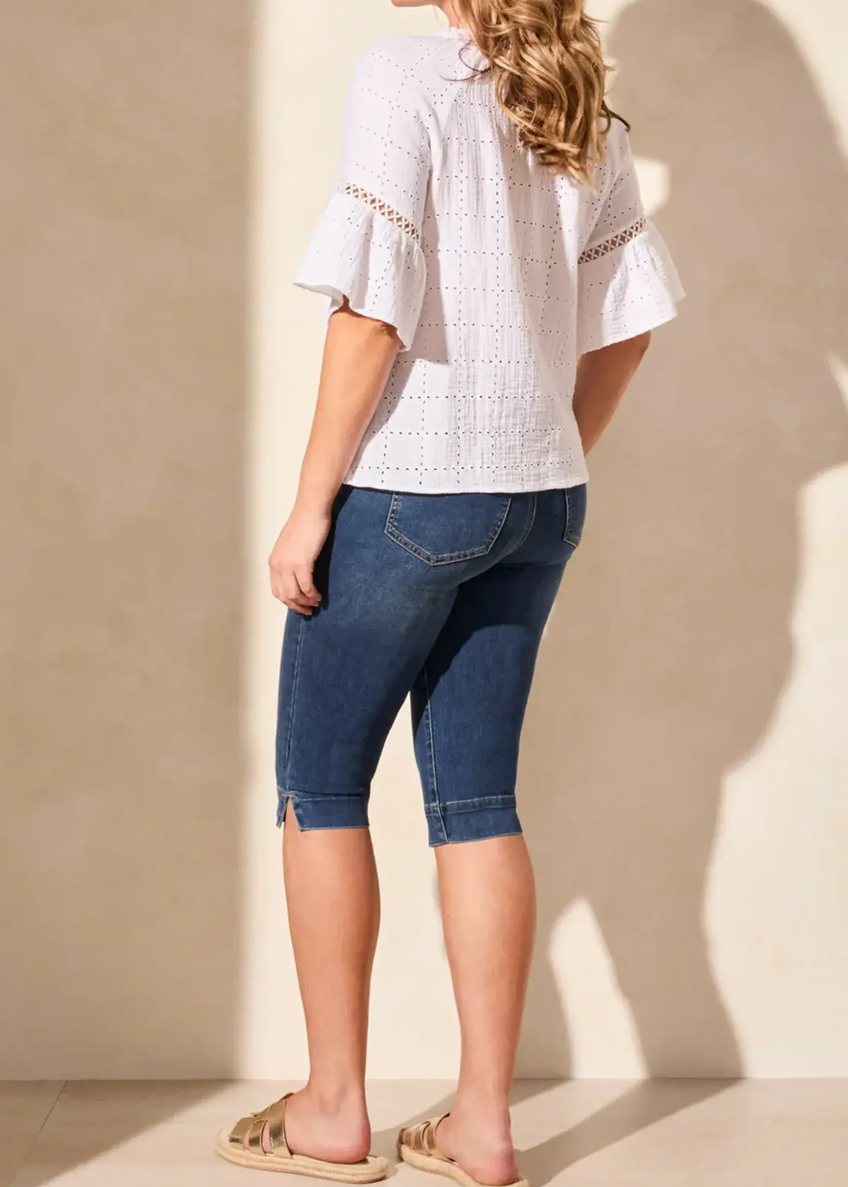 Tribal Tribal Raglan Sleeve Blouse 5827O