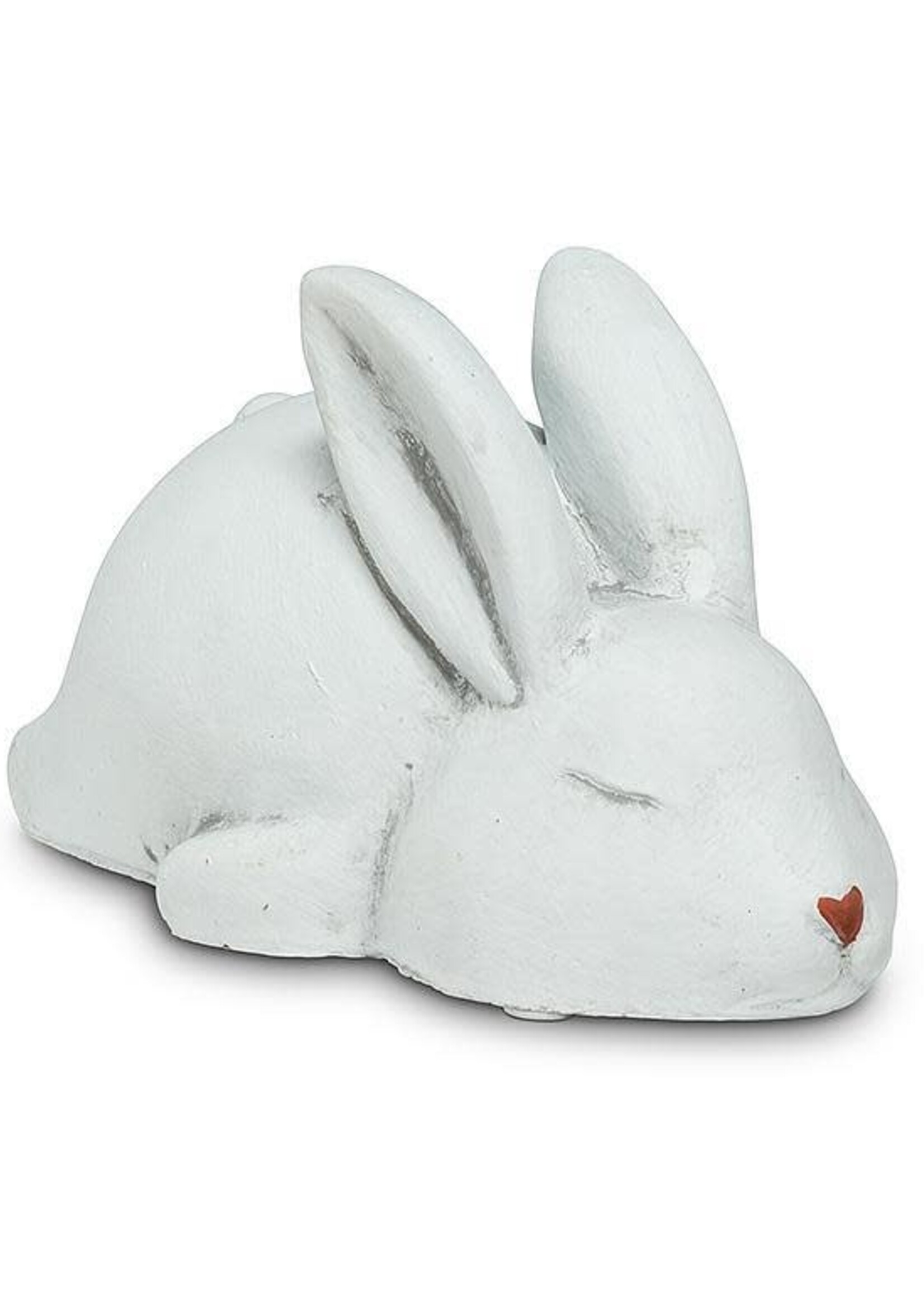 Abbott Sleeping White Bunny - 6"