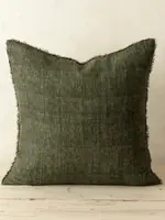 Indaba Lina Linen Pillow Avocado 20 x 20