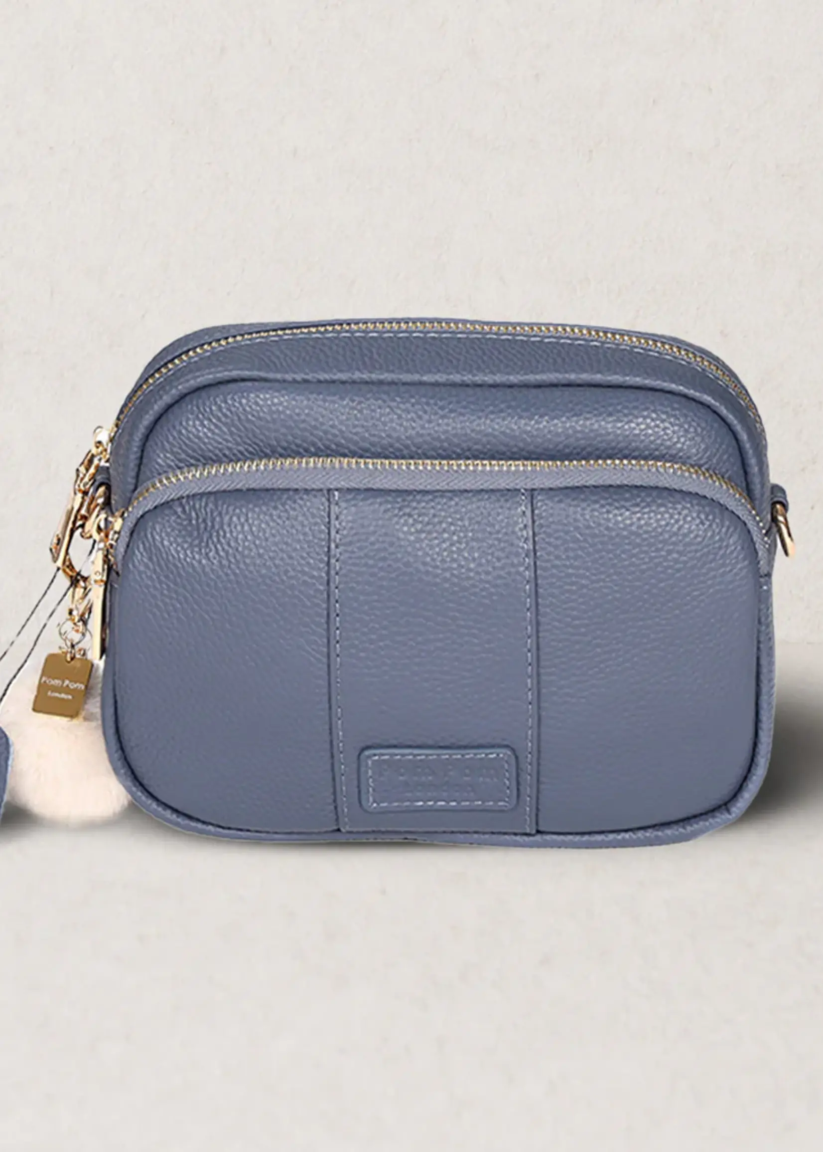 Pom Pom London Pom Pom Mayfair Bag & Accessories - Slate Blue