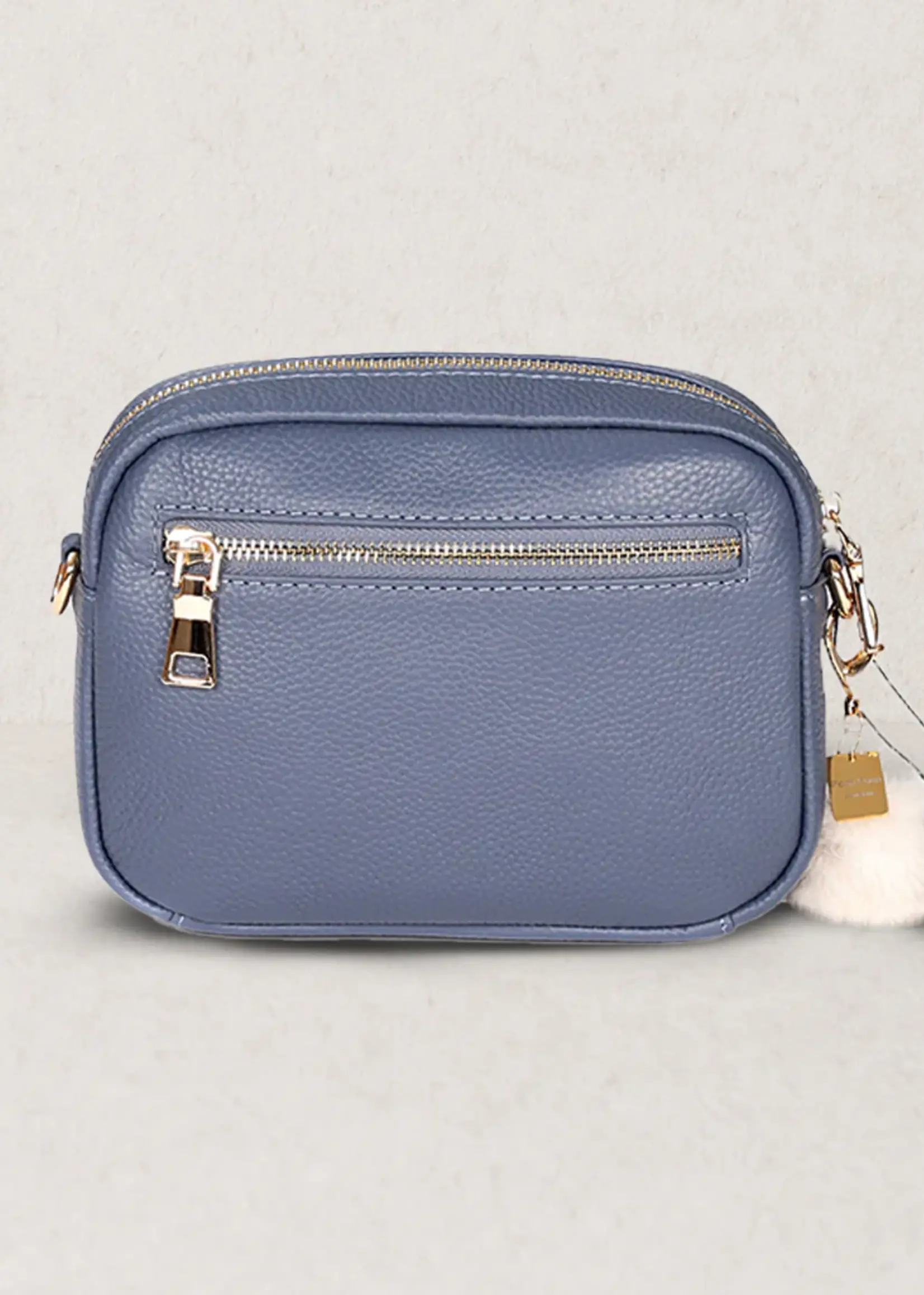 Pom Pom London Pom Pom Mayfair Bag & Accessories - Slate Blue