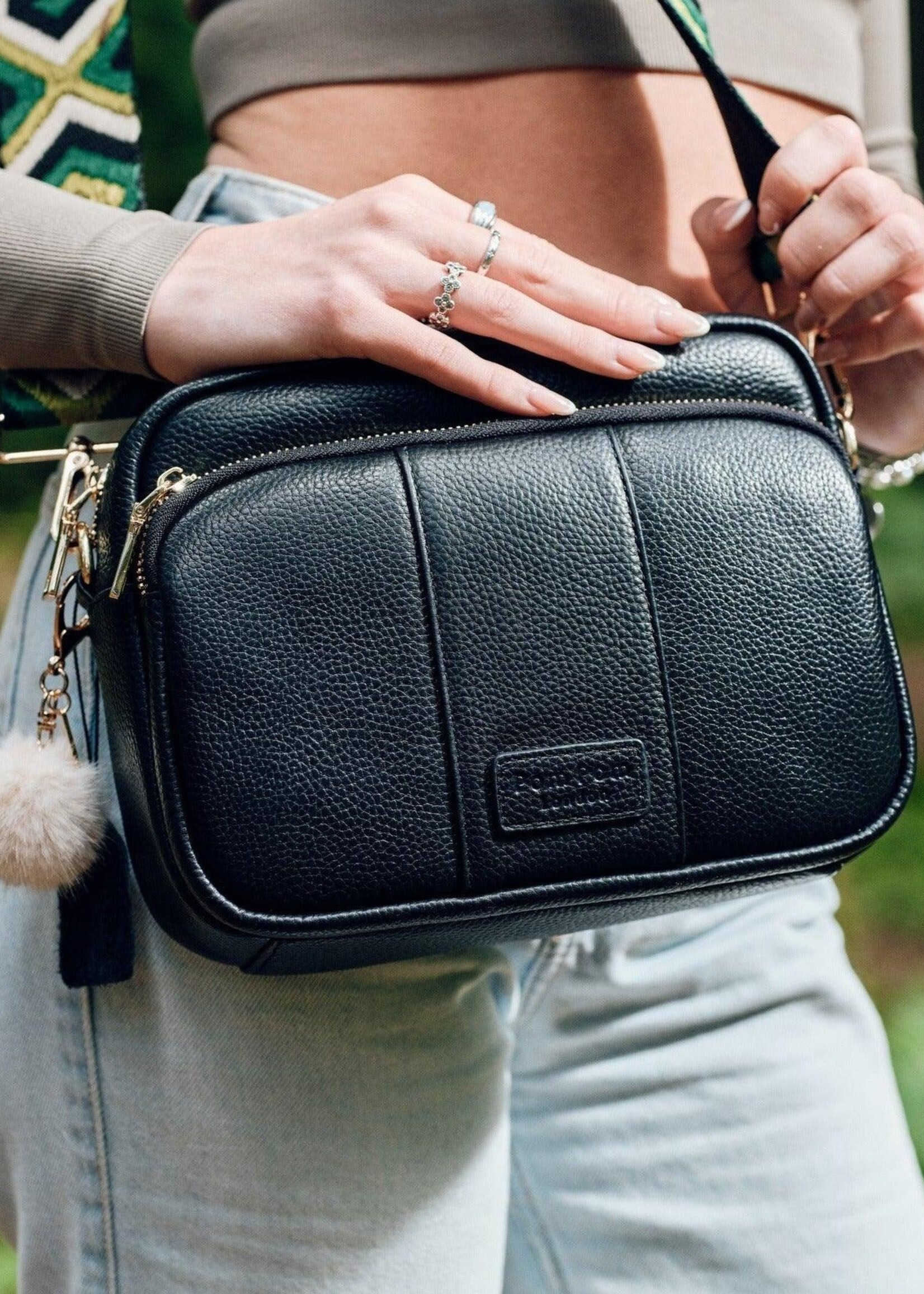 Pom Pom London Pom Pom Original Bag Plus & Accessories - Black