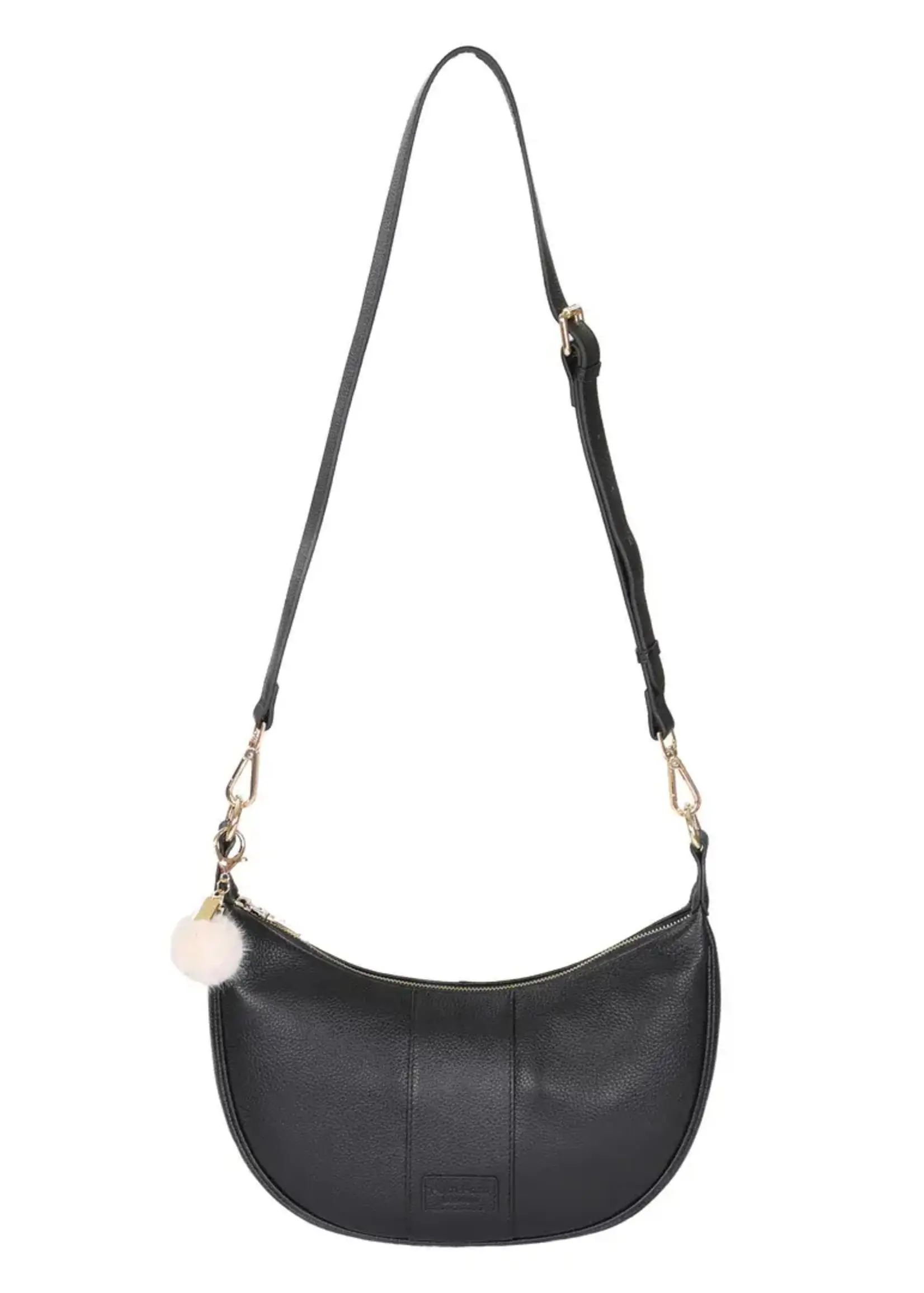 Pom Pom London Pom Pom Sutton Sling Bag & Accessories - Black