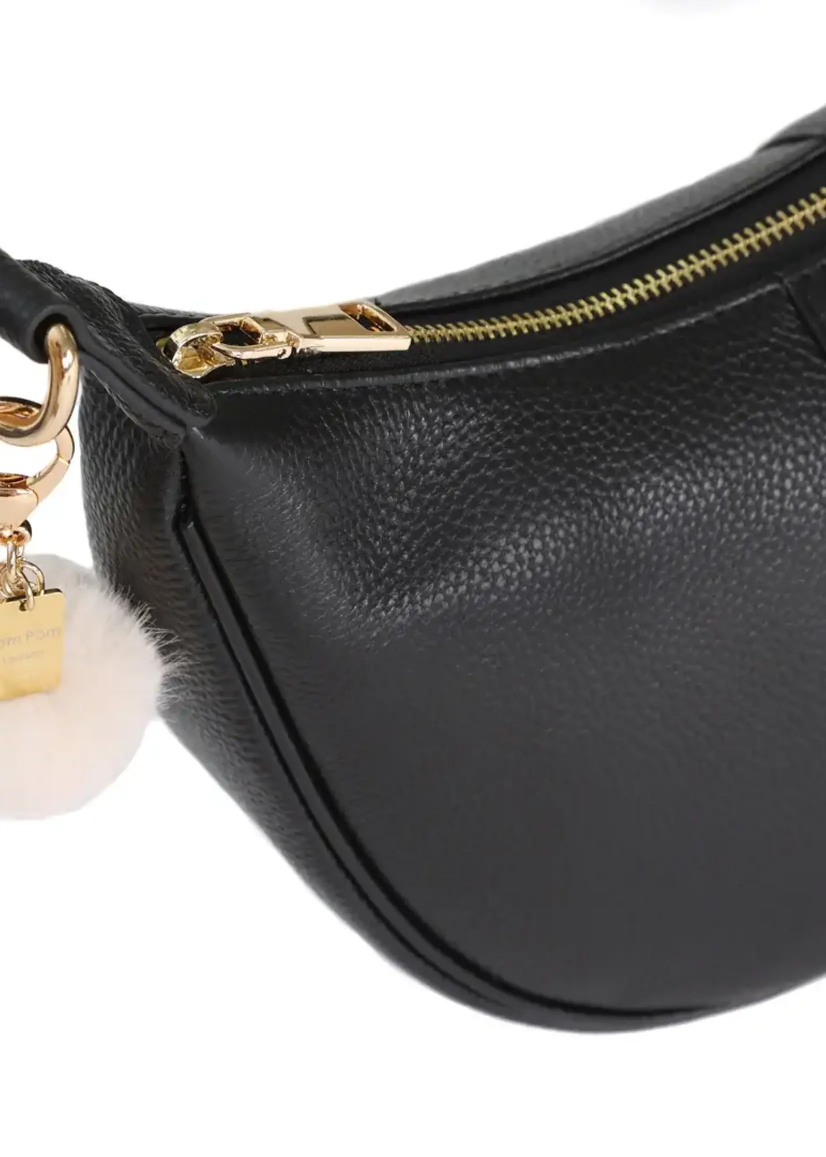 Pom Pom London Pom Pom Sutton Sling Bag & Accessories - Black