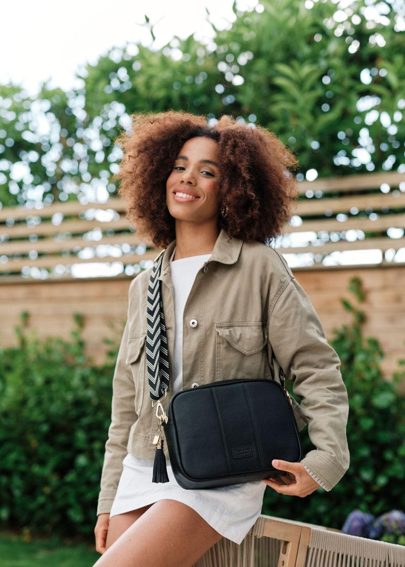 Pom Pom London Pom Pom Original City Plus Bag & Accessories - Black