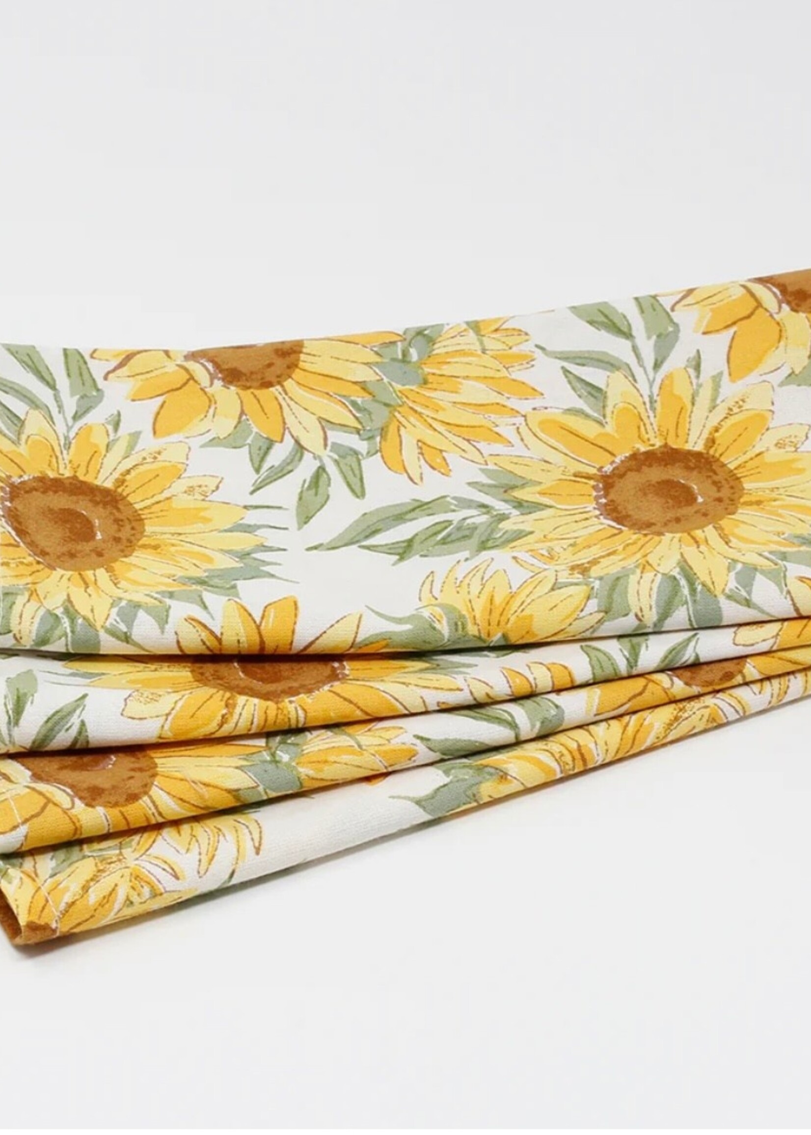 Mahogany Sunflowers Napkins Set of 4