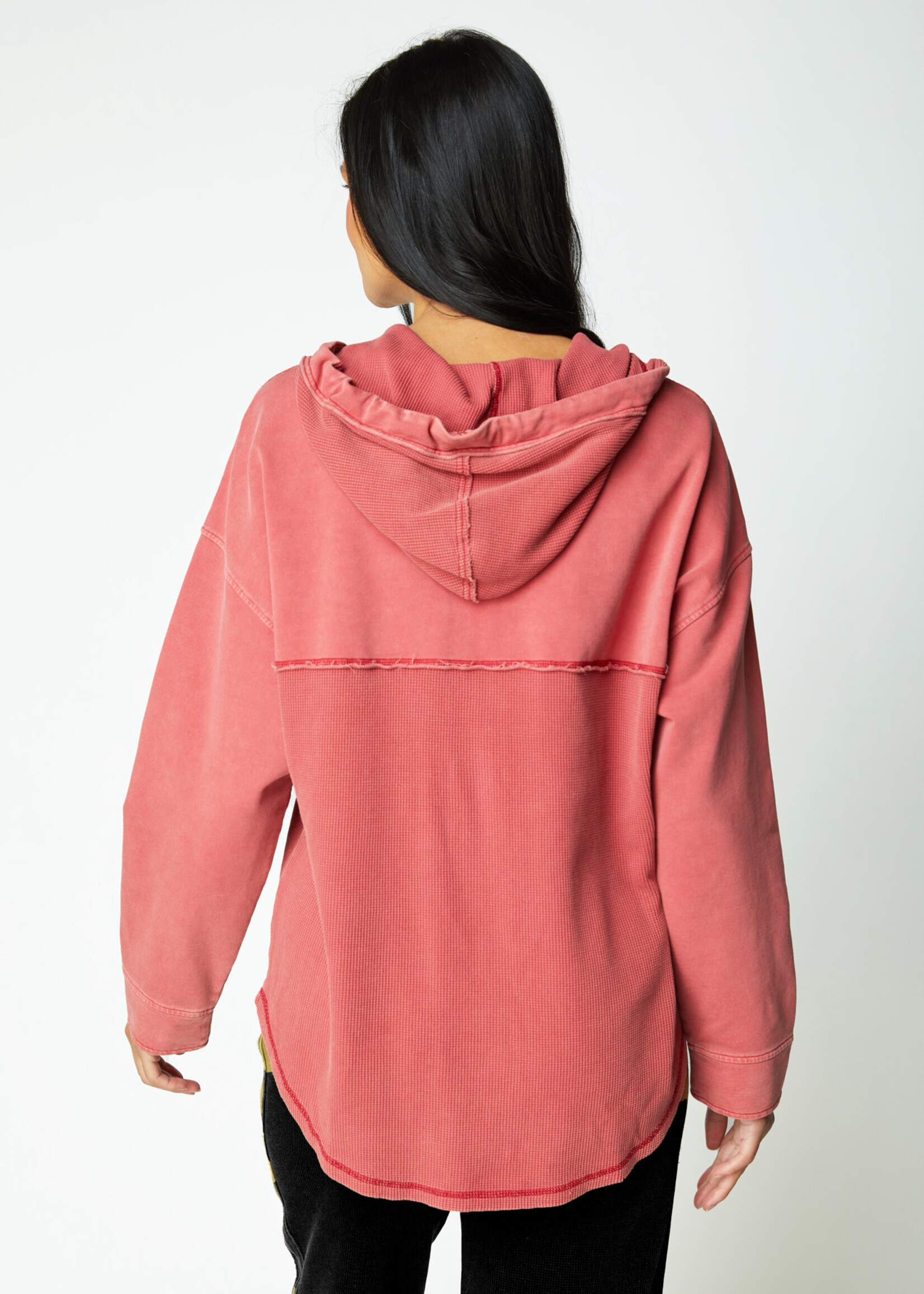 Escape Mixed Texture Hoodie E26535F5