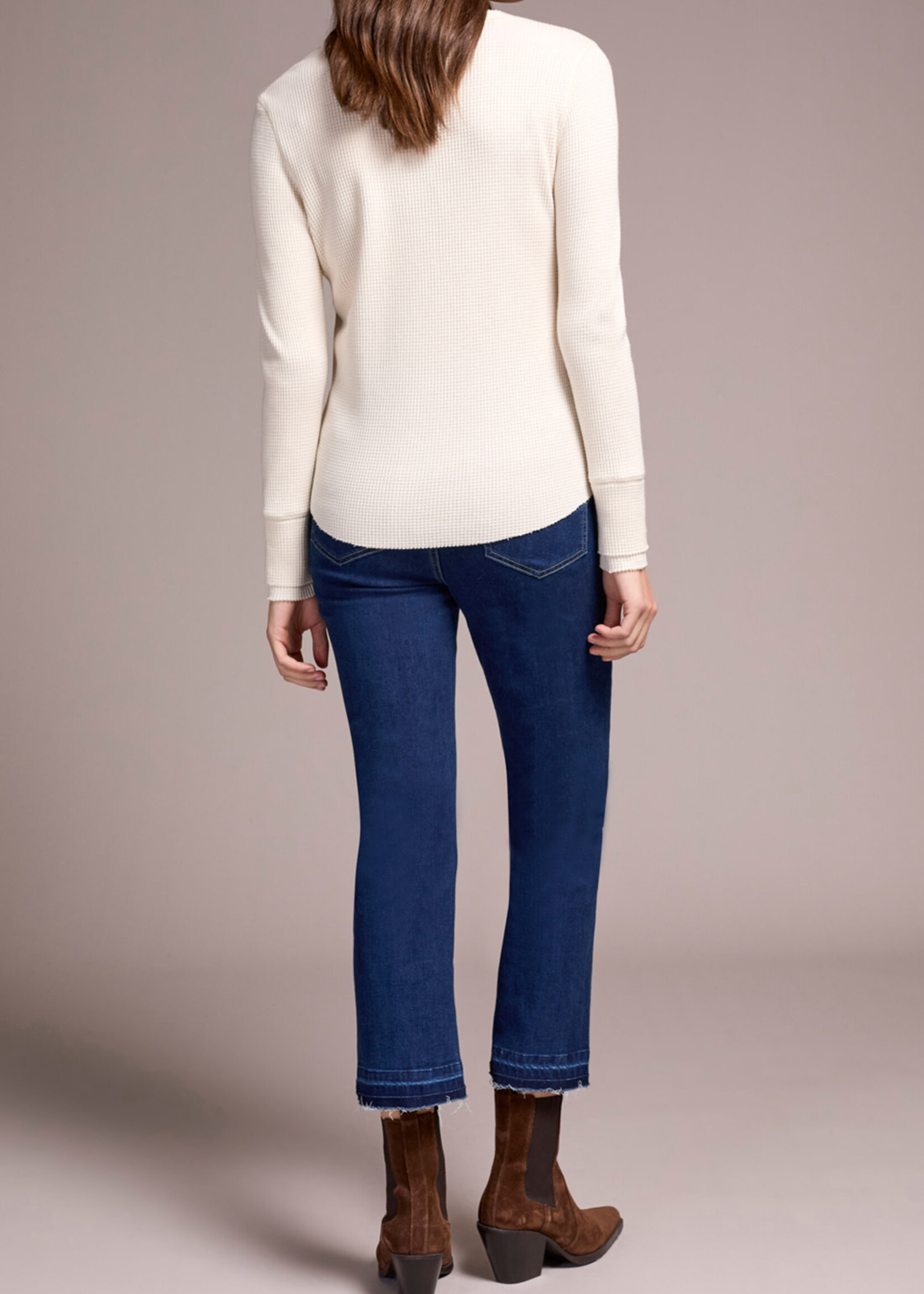 Tribal Tribal Henley Top w/ Buttons 5899O