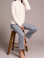 Tribal Tribal Mock Neck Sweater Special Wash 5935O