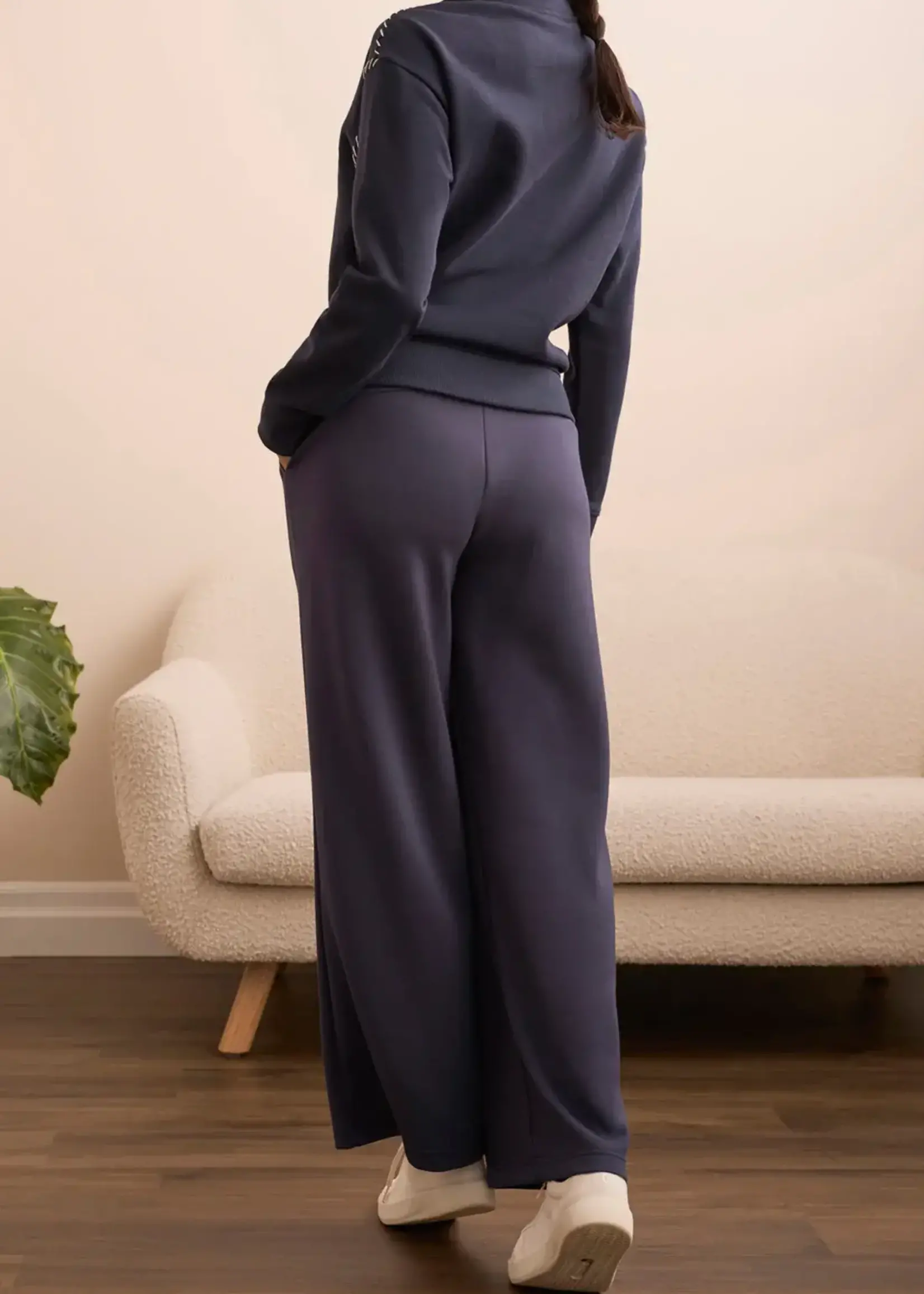 Tribal Tribal L/S Zip Funnel Top 2339O