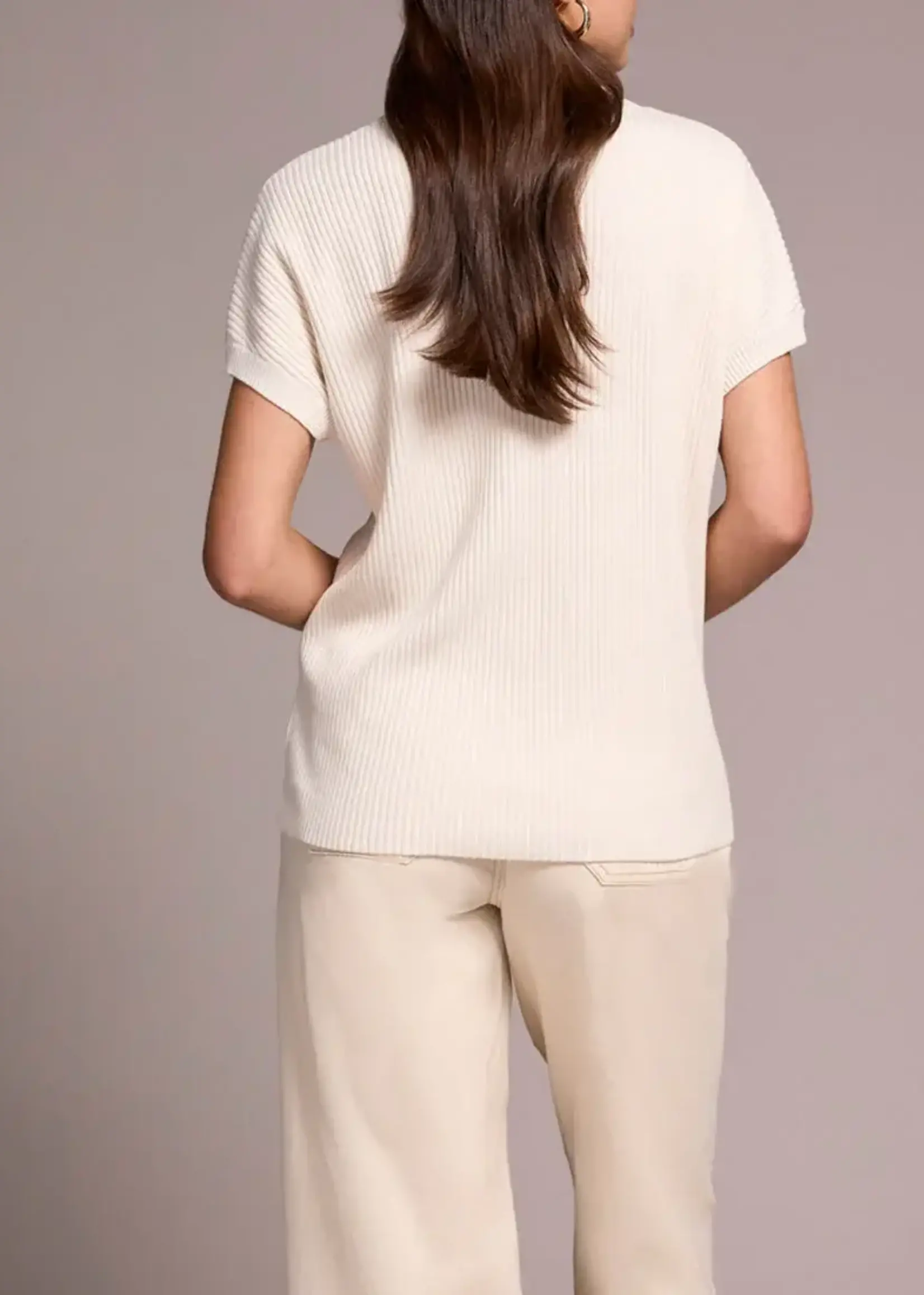 Tribal Tribal S/S Dolman Sweater w/ Pockets 2277O