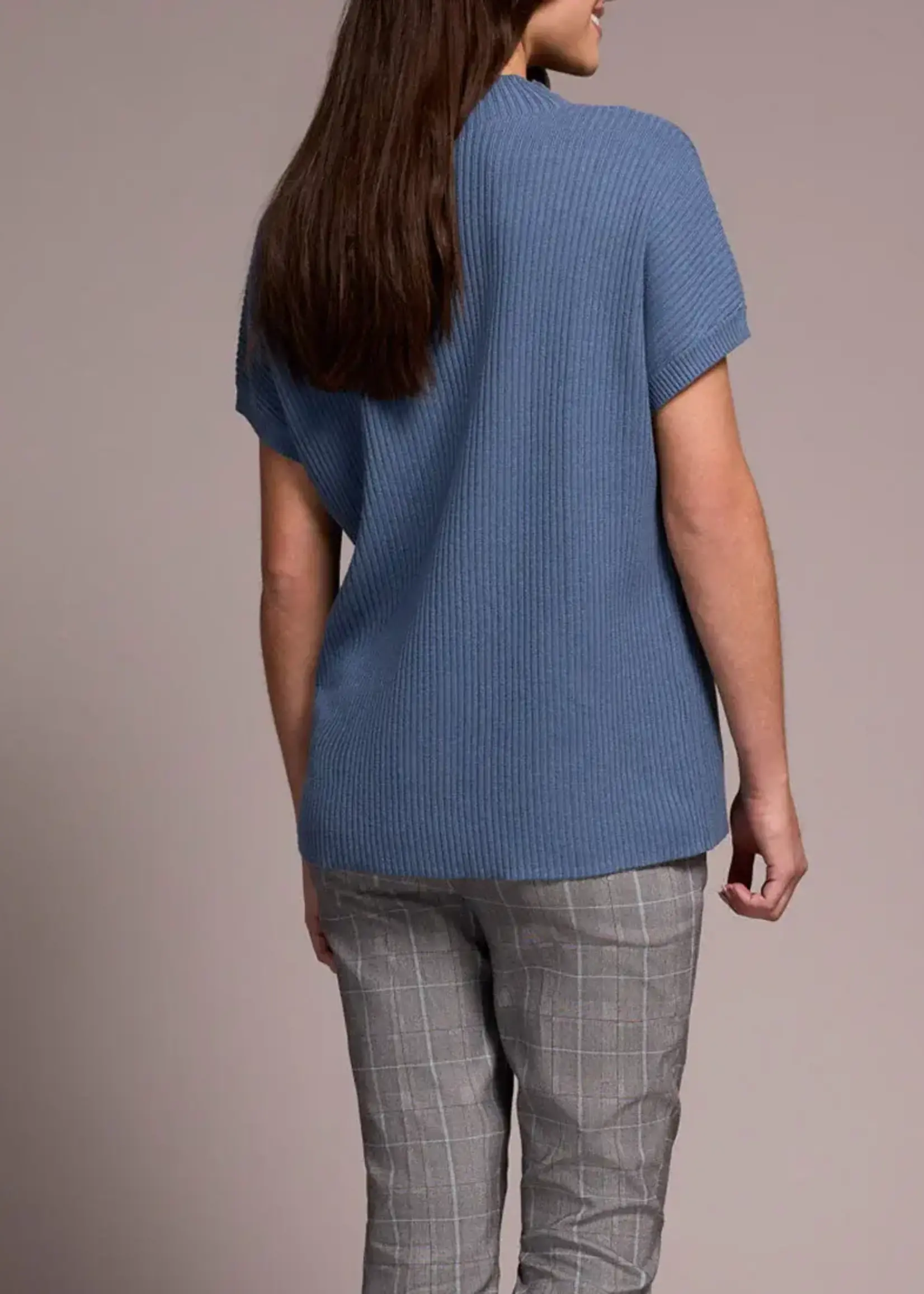 Tribal Tribal S/S Dolman Sweater w/ Pockets 2277O