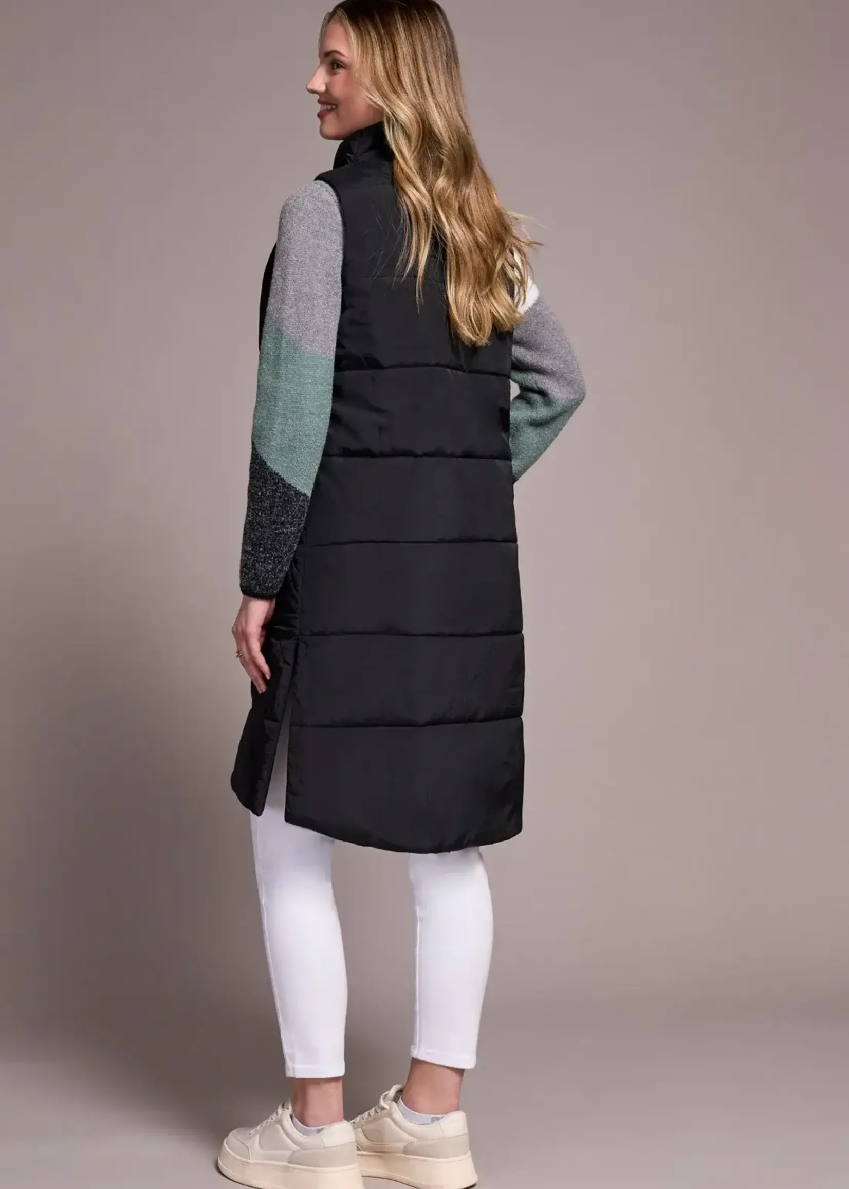 Tribal Tribal Zip Front Quilted Vest 2314O