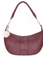 Pom Pom London Pom Pom Sutton Sling Bag & Accessories - Deep Burgandy