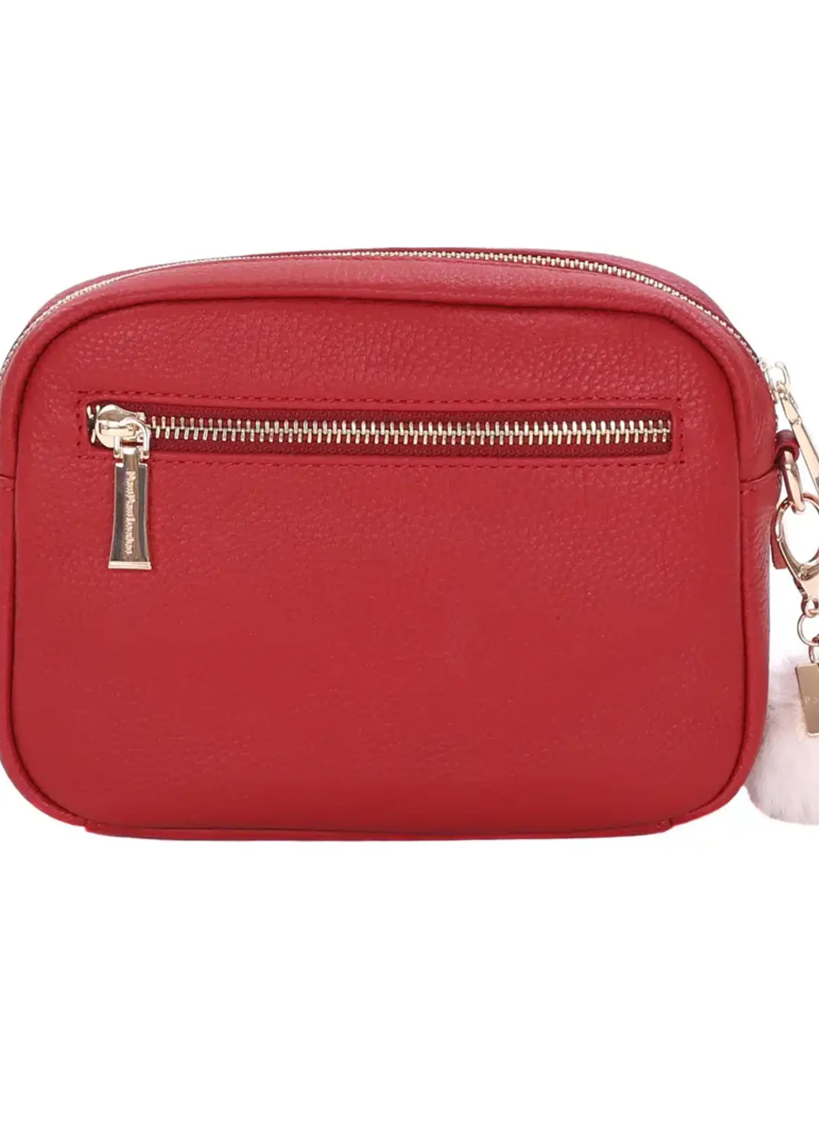 Pom Pom London Pom Pom Mayfair Bag & Accessories - Crimson