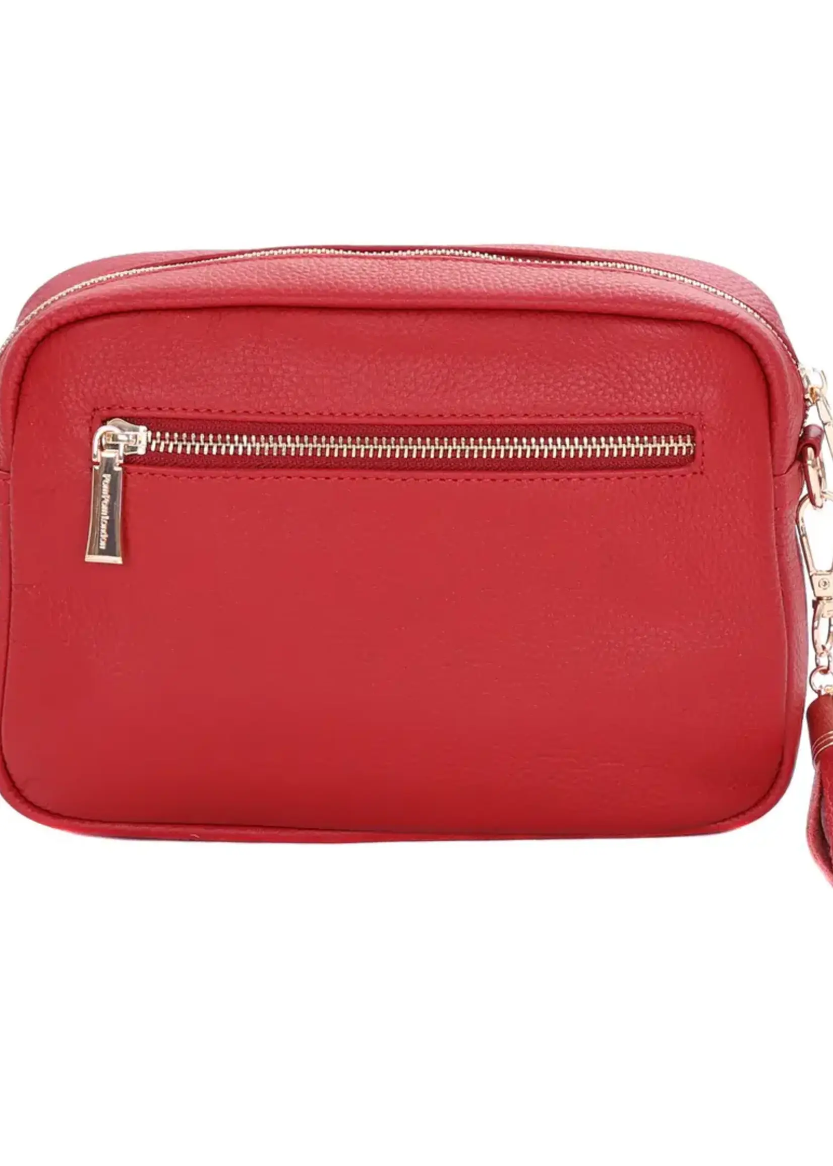 Pom Pom London Pom Pom City Bag - Crimson Red