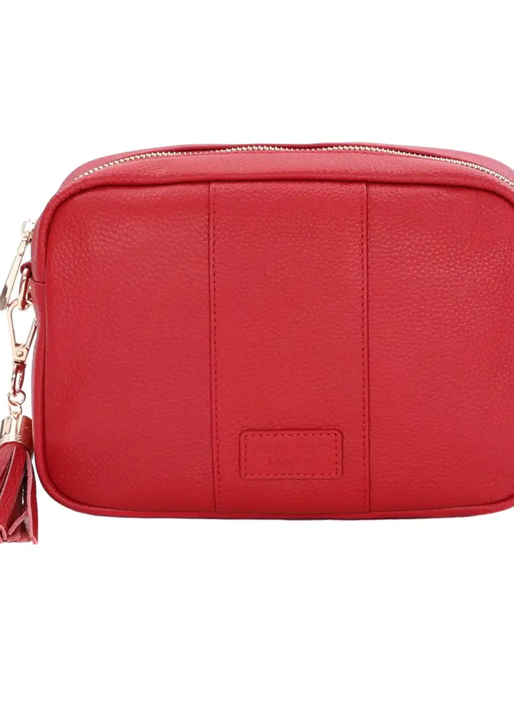 Pom Pom London Pom Pom City Bag - Crimson Red