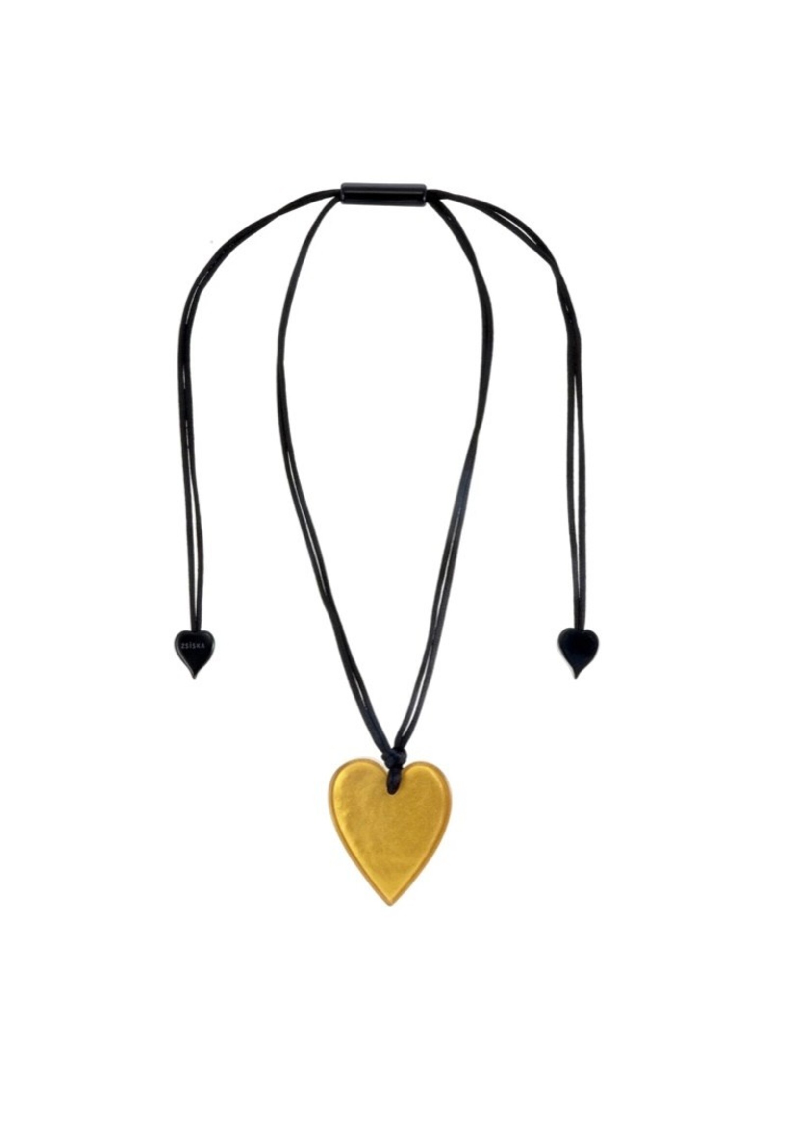 Zsiska Zsiska Gold Heart Necklace