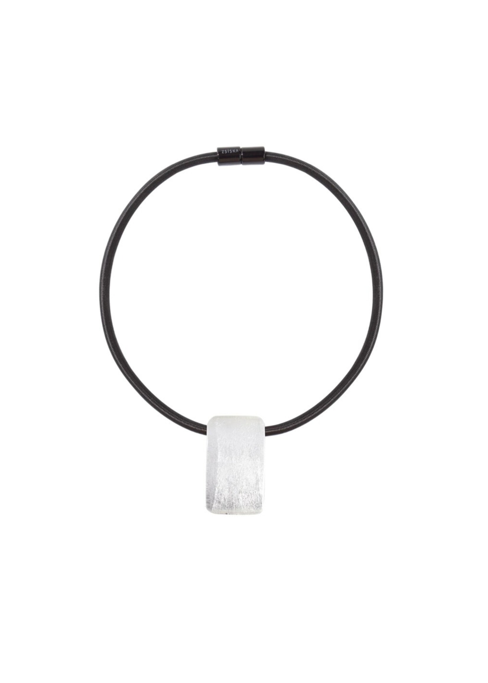 Zsiska Zsiska Radiance Silver SQ Necklace