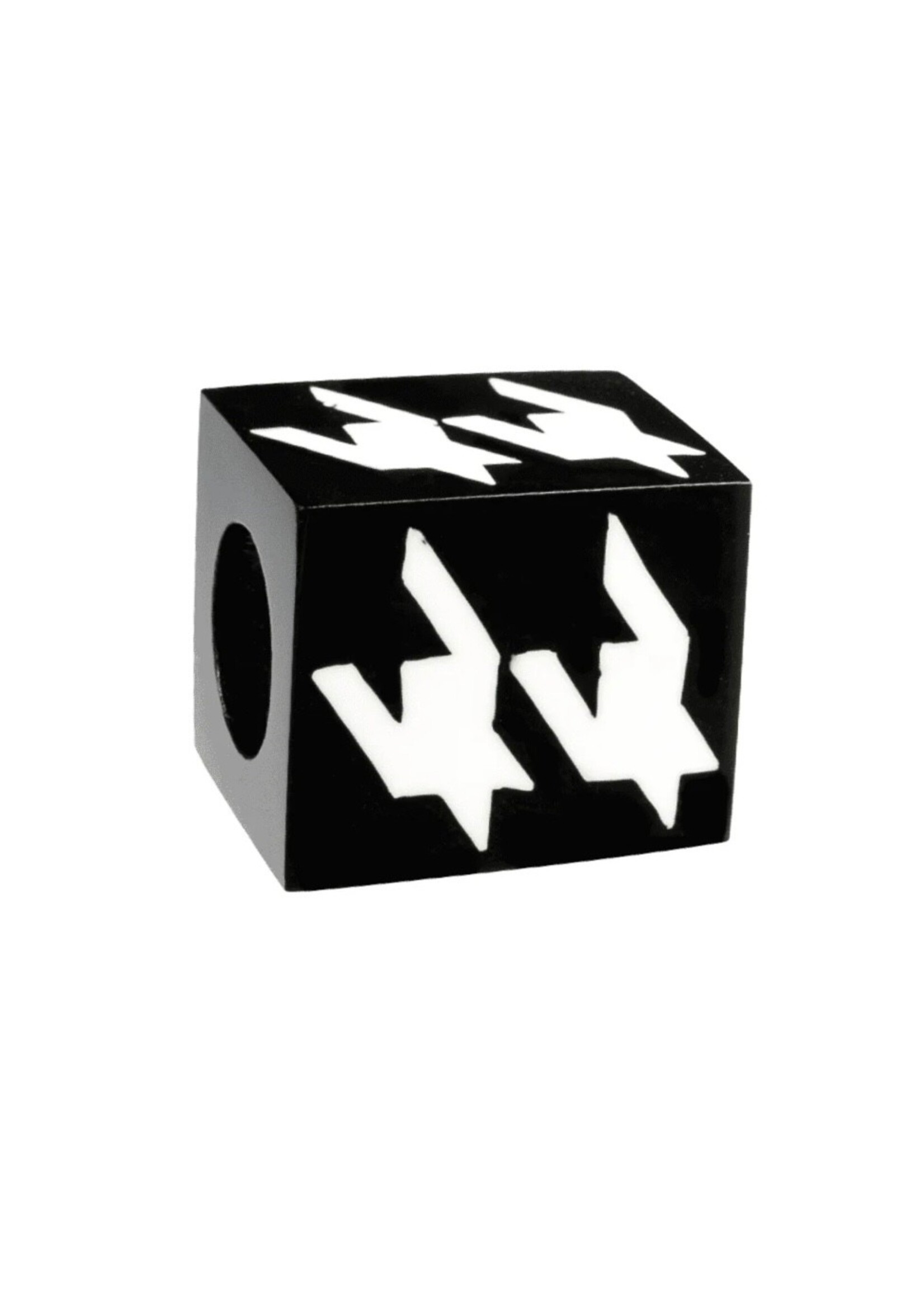 Zsiska Zsiska Bliss Musee Bead Black and White Square